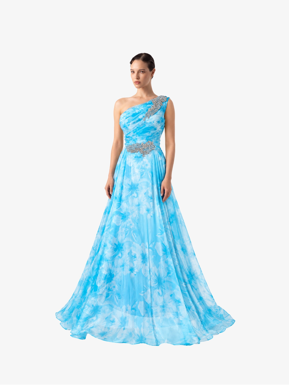 Rochie Eleganta “Magnolia”, Turcoaz
