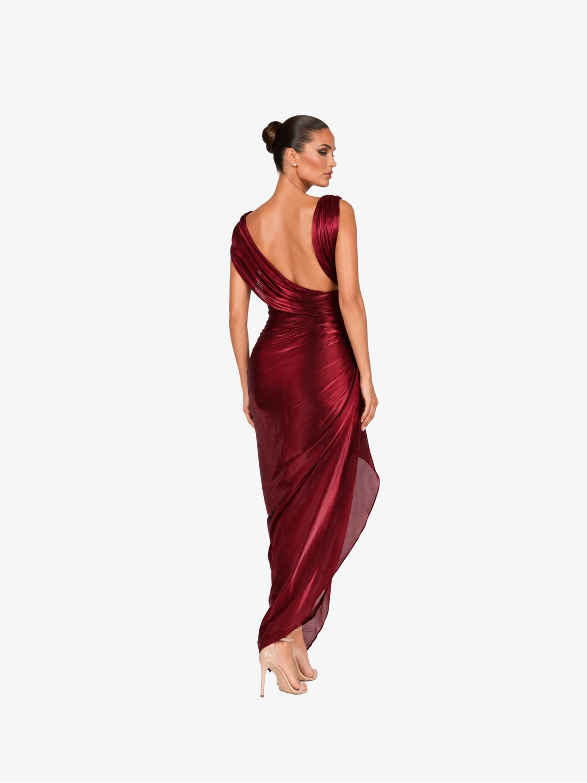 Rochie Midi “Calypso”, Burgundy