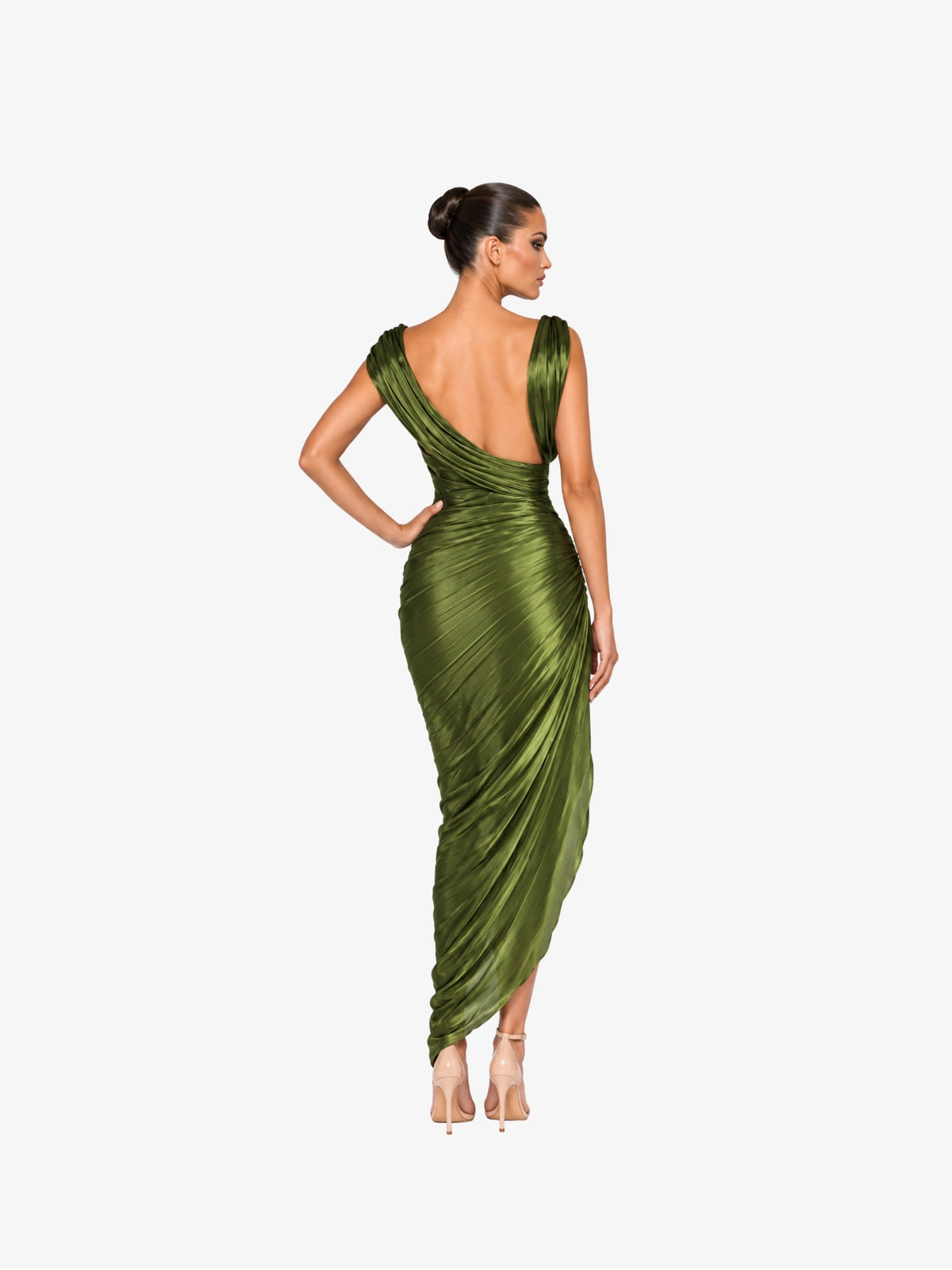 Rochie Midi, “Calypso”, Verde