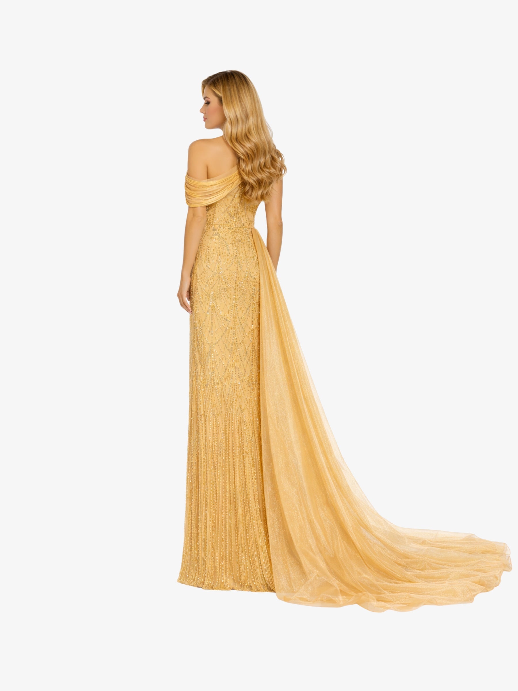 Rochie Lunga "Leyla Royale", Bej