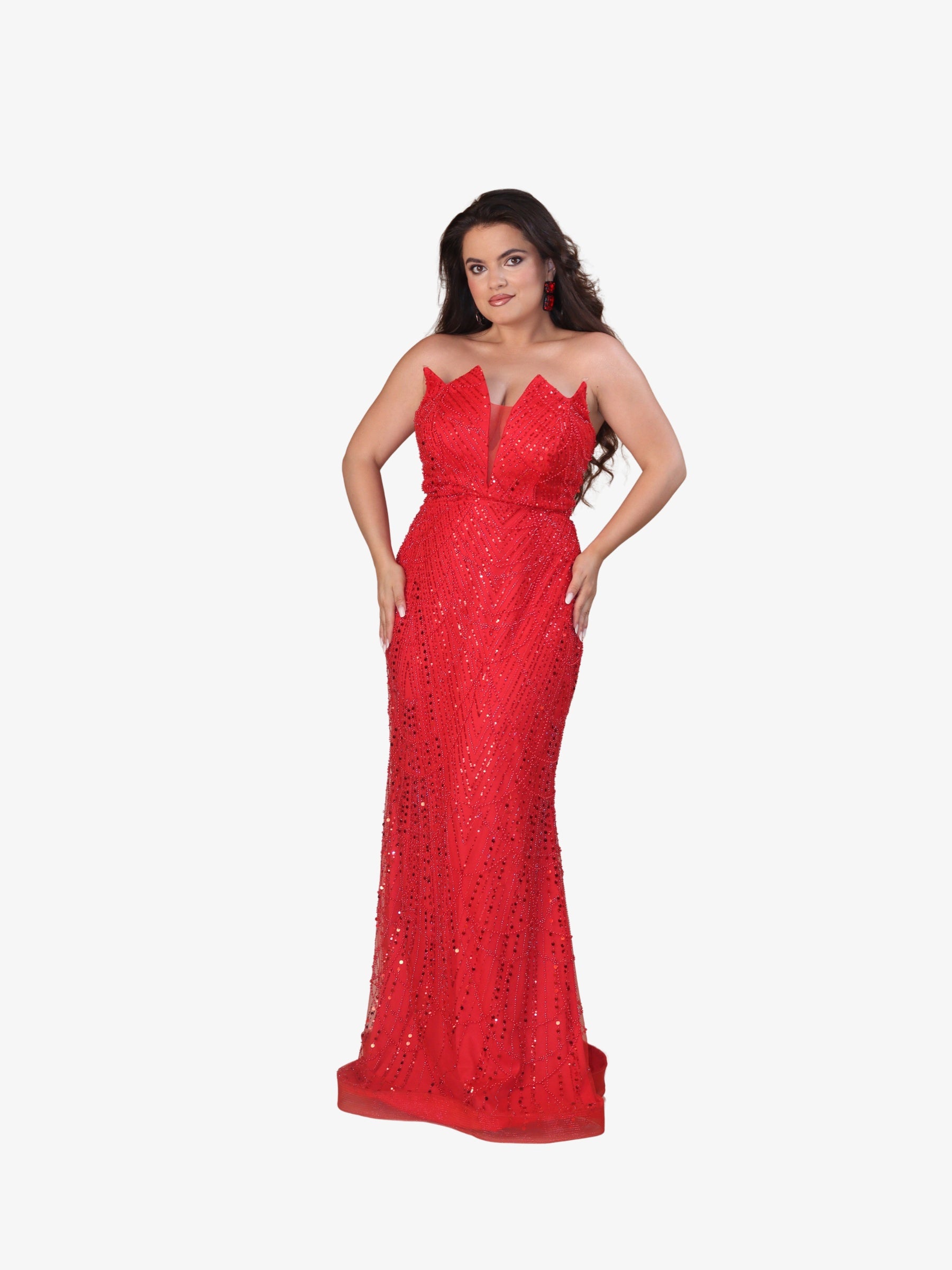 Rochie Eleganta “Camila”, Rosu