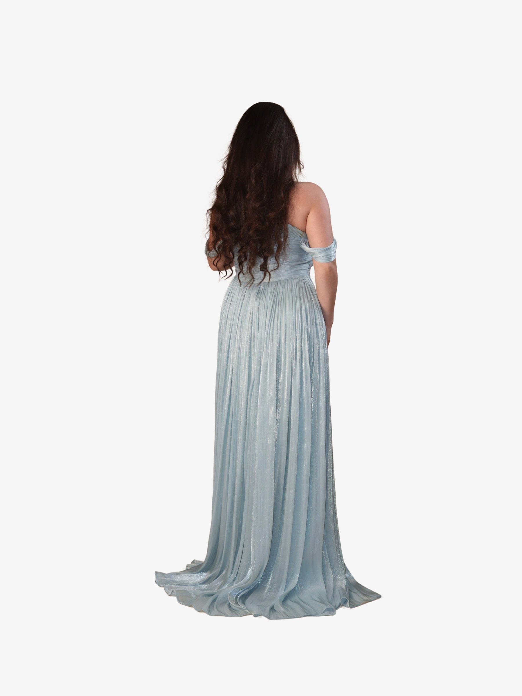 Rochie Lunga “Marisa”, Baby Blue