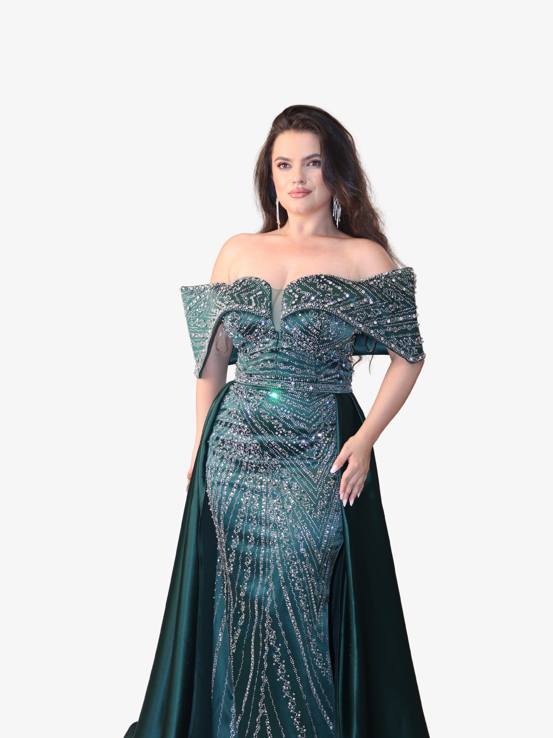 Rochie Lunga “Daiana” Regal, Verde
