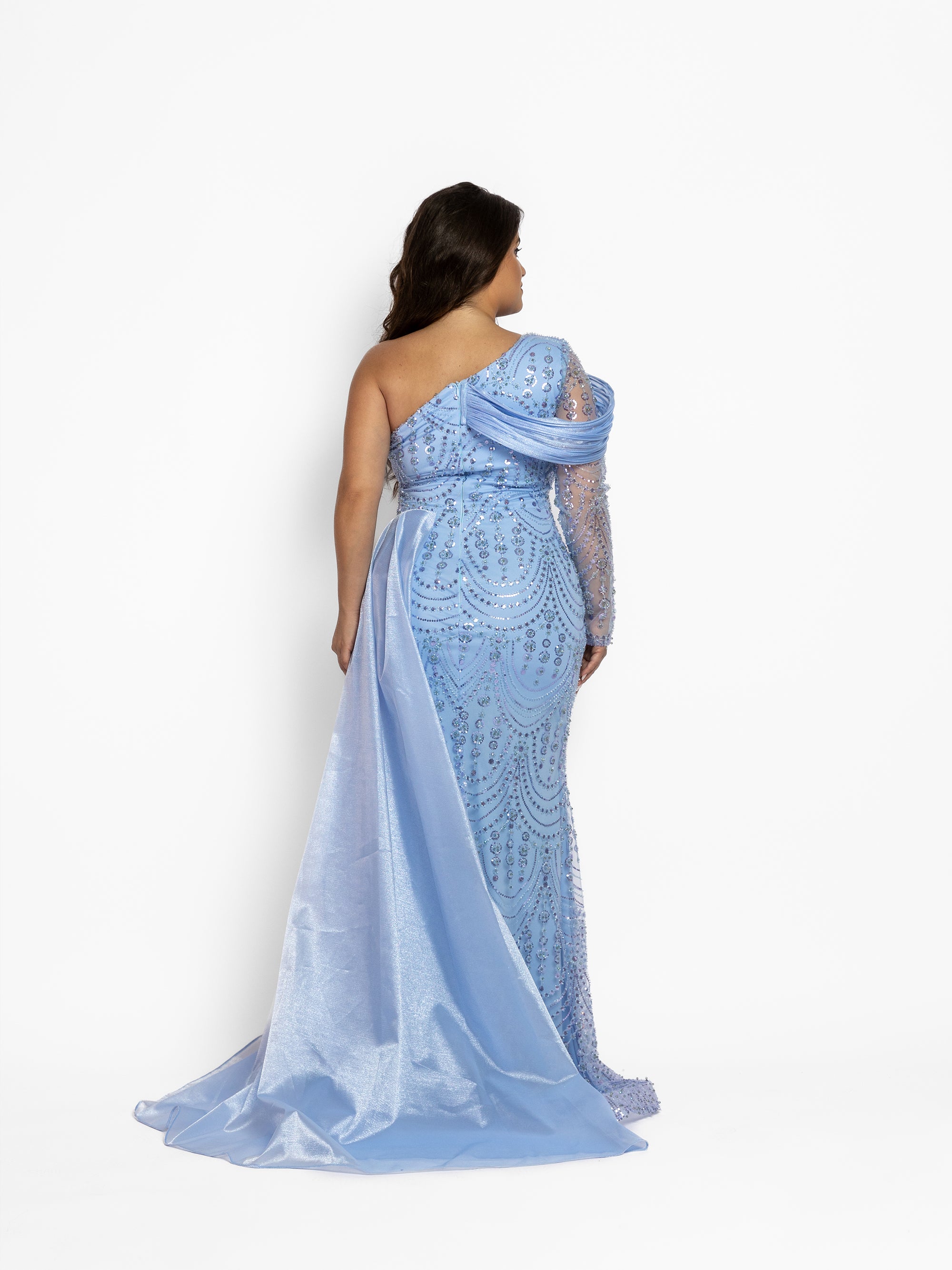 Rochie Lunga "Anastasia", Albastra