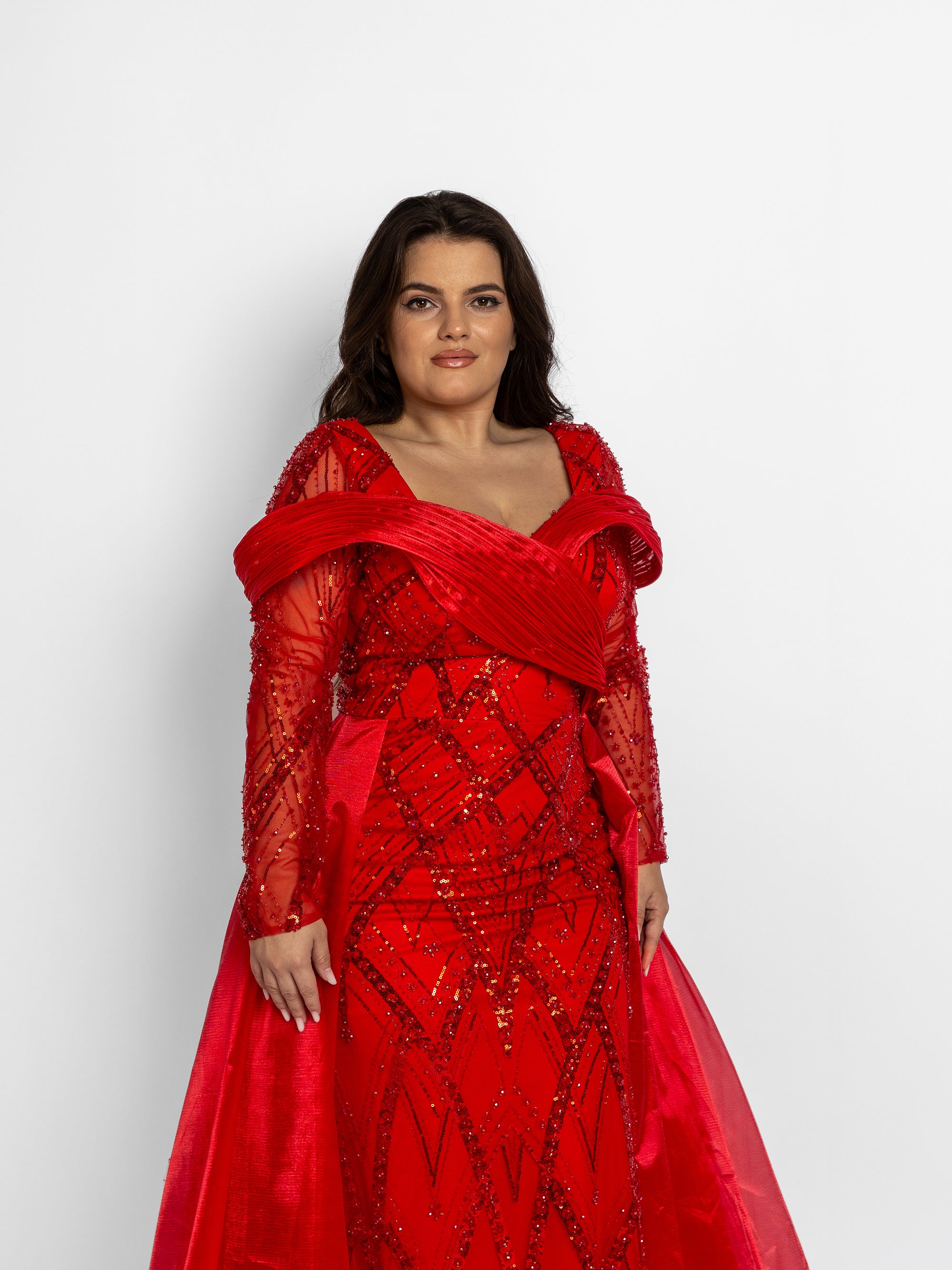 Rochie Lunga "Demetra", Rosie