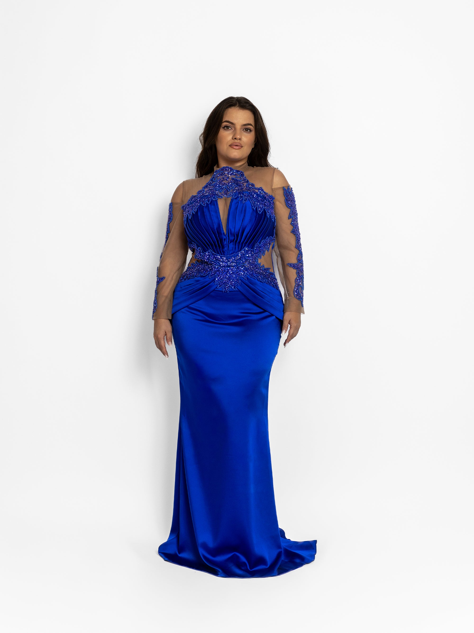 Rochie Lunga "Azira", Albastra