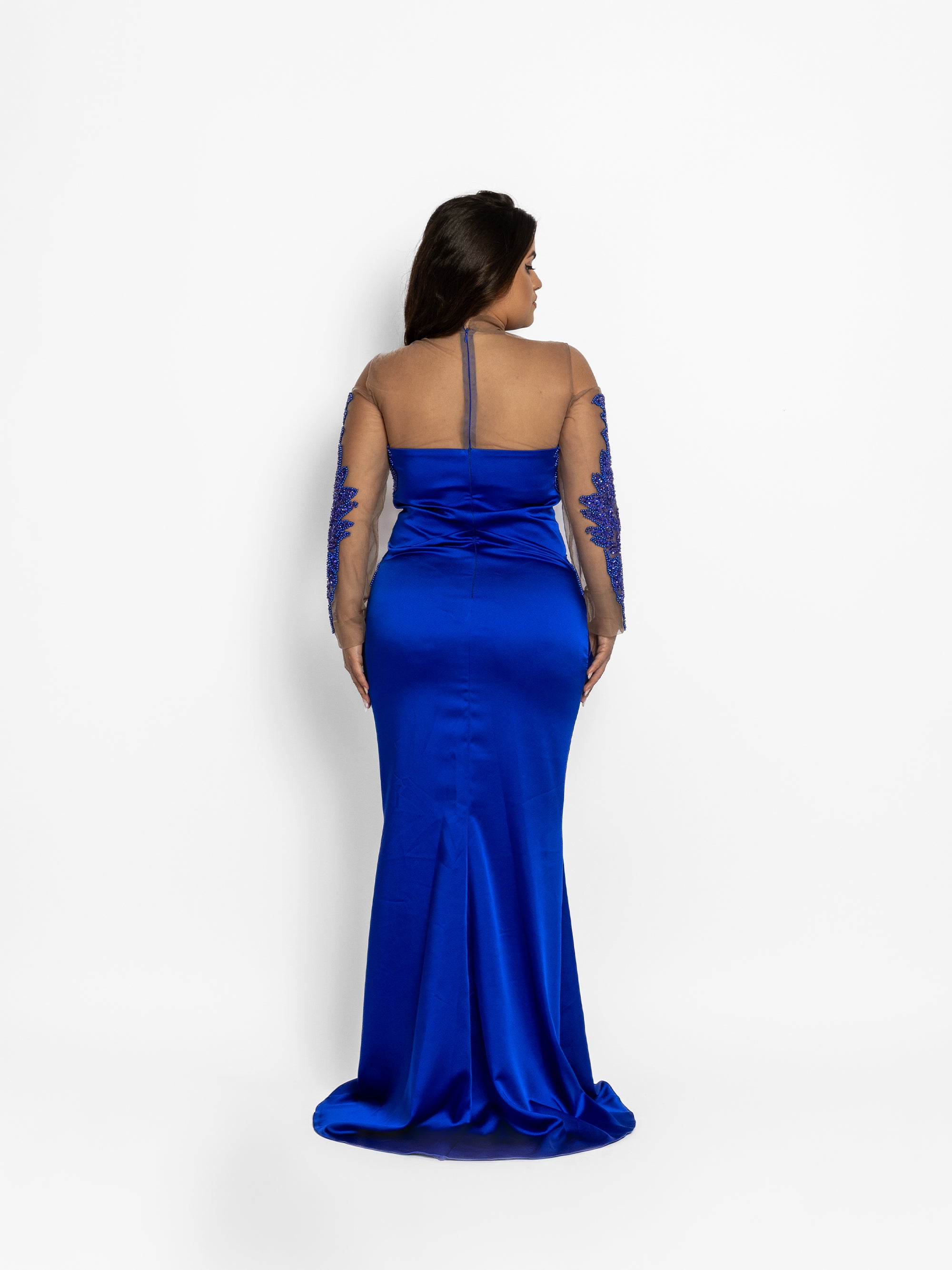 Rochie Lunga "Azira", Albastra