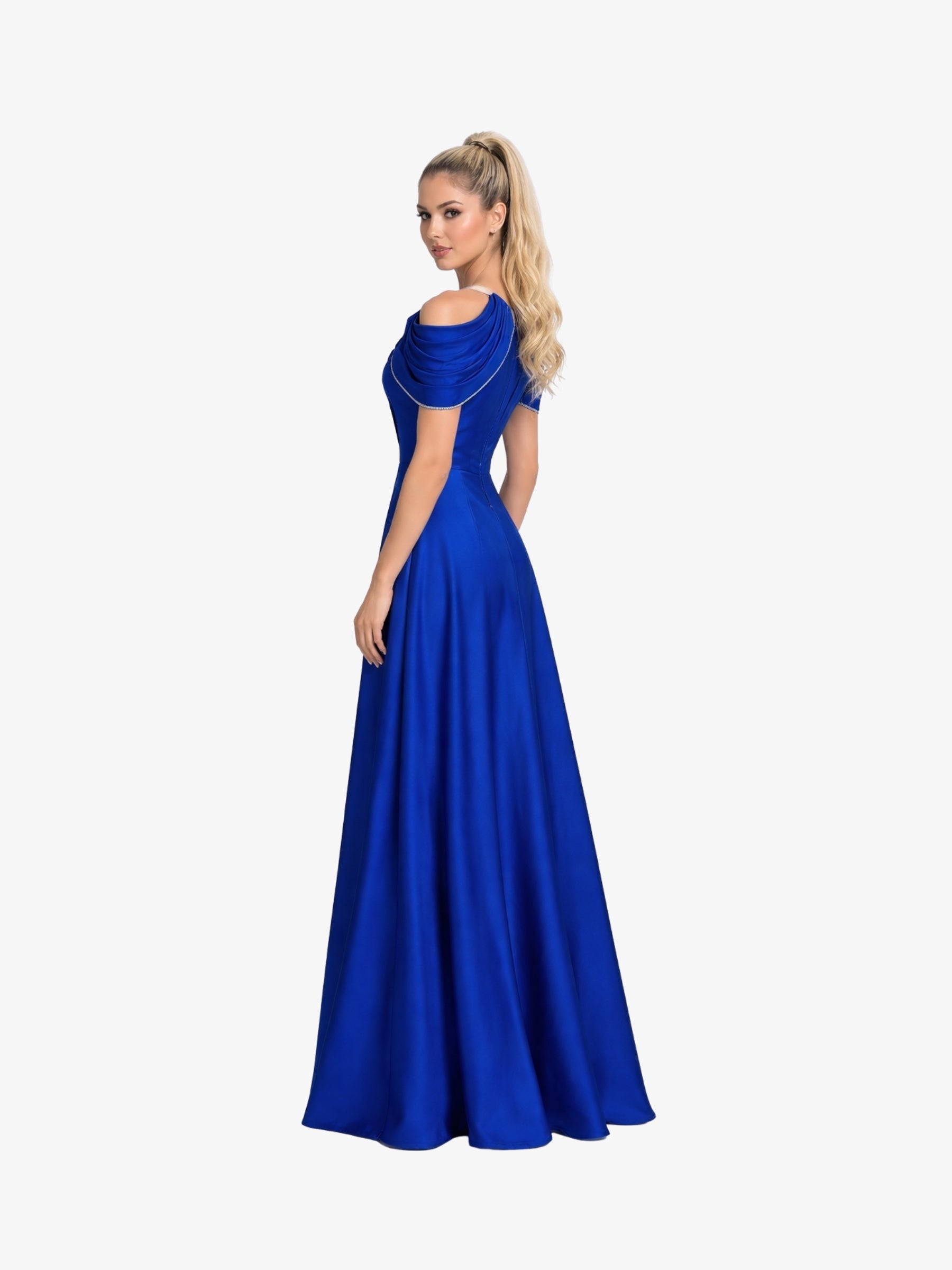 Rochie Lunga “Amira”, Albastru