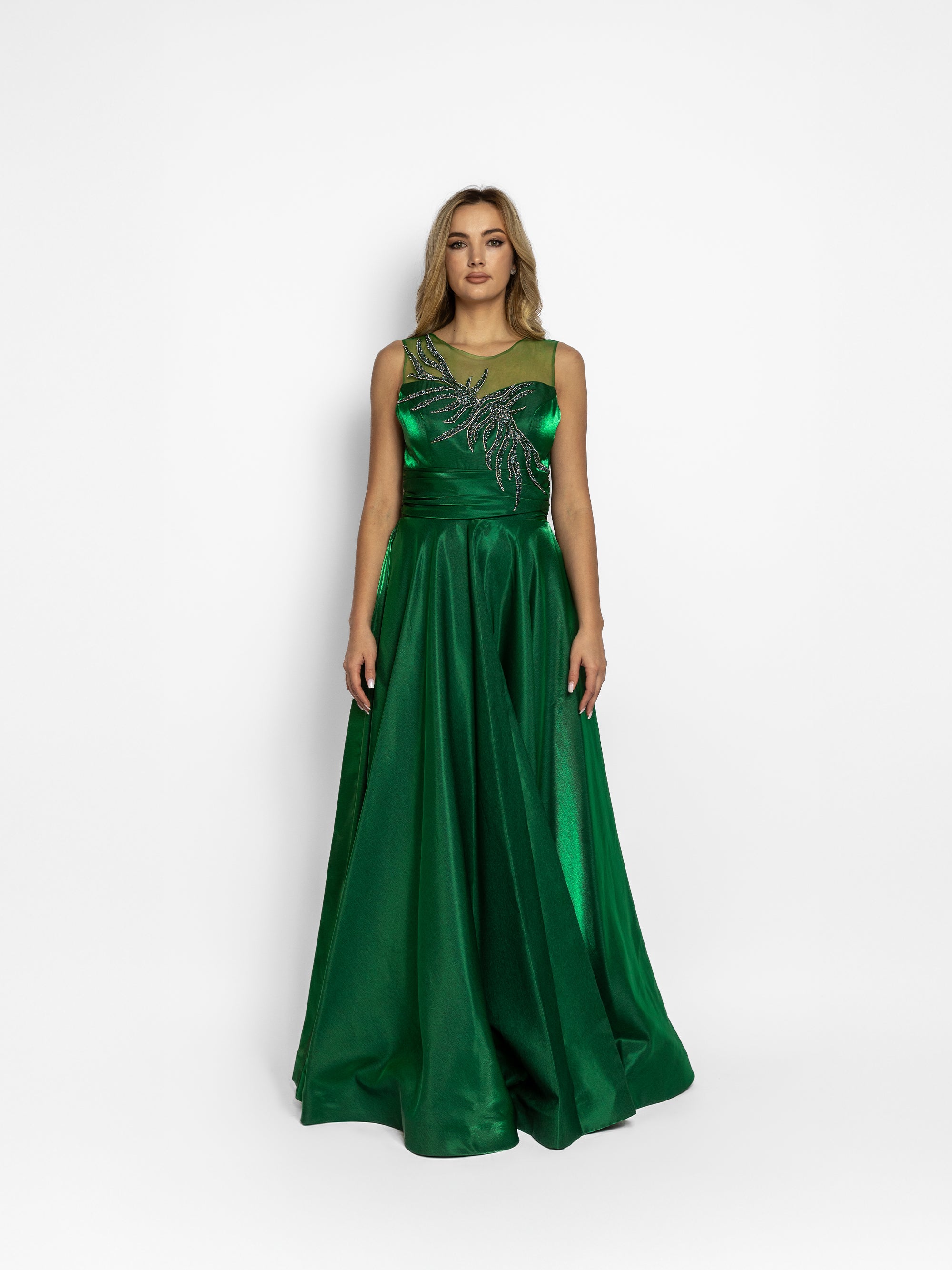 Rochie Lunga "Nelly", Verde