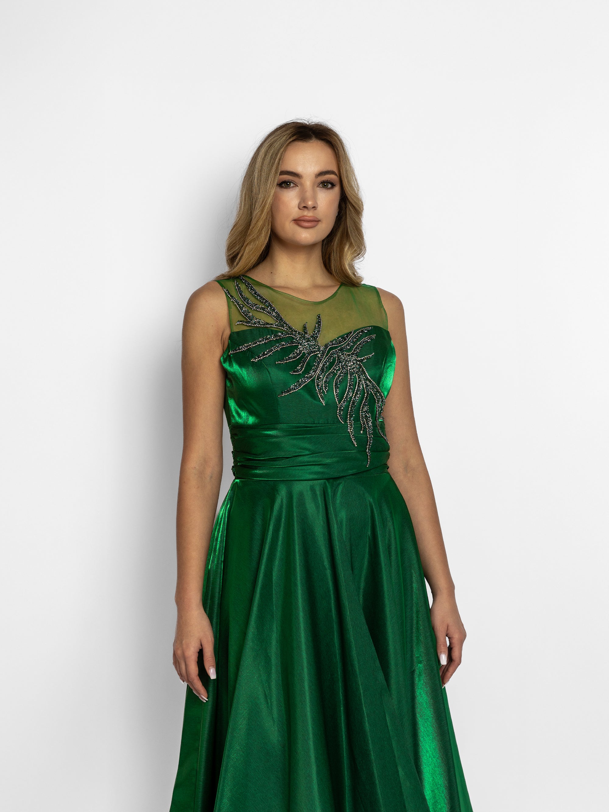Rochie Lunga "Nelly", Verde