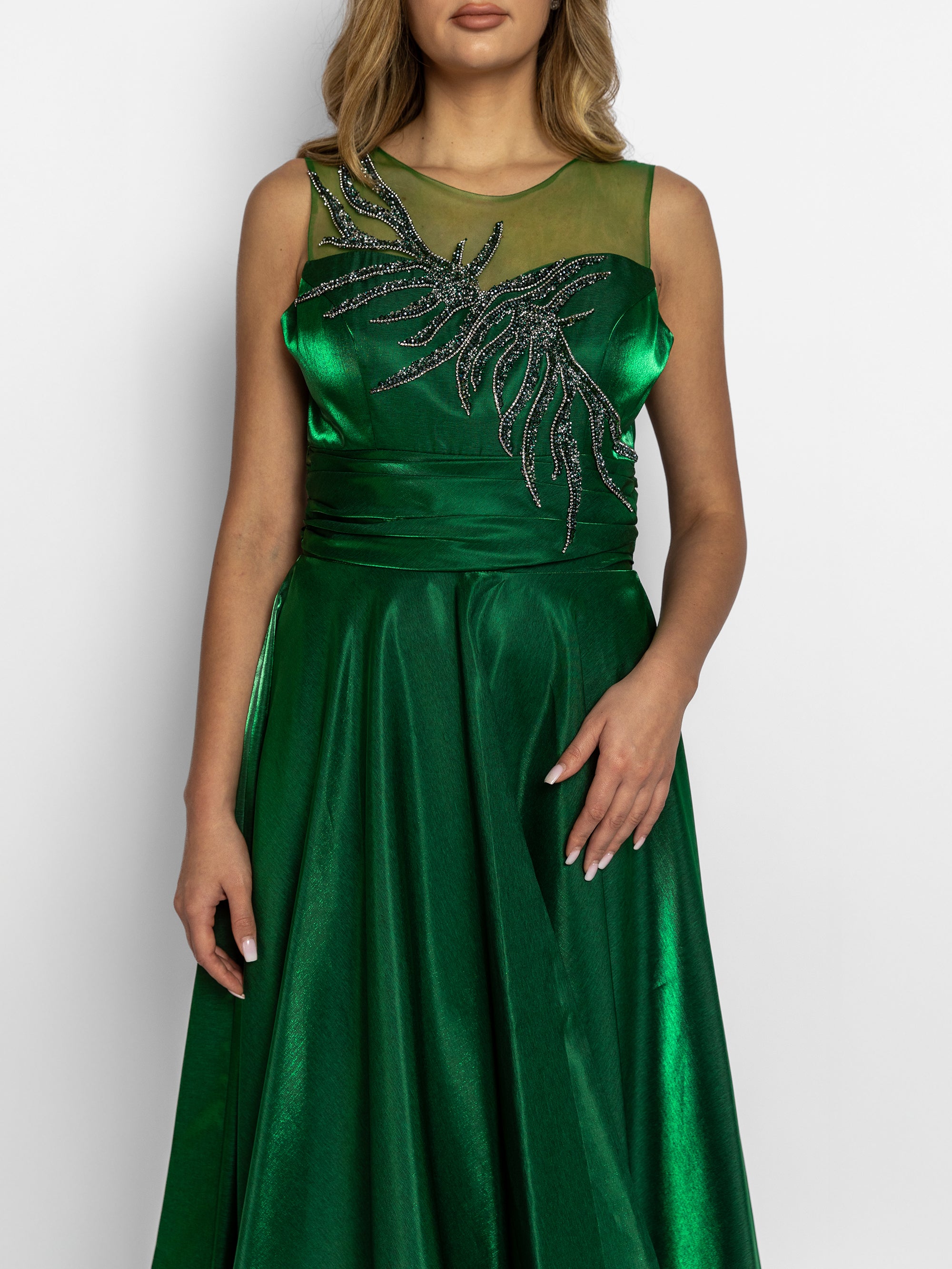 Rochie Lunga "Nelly", Verde
