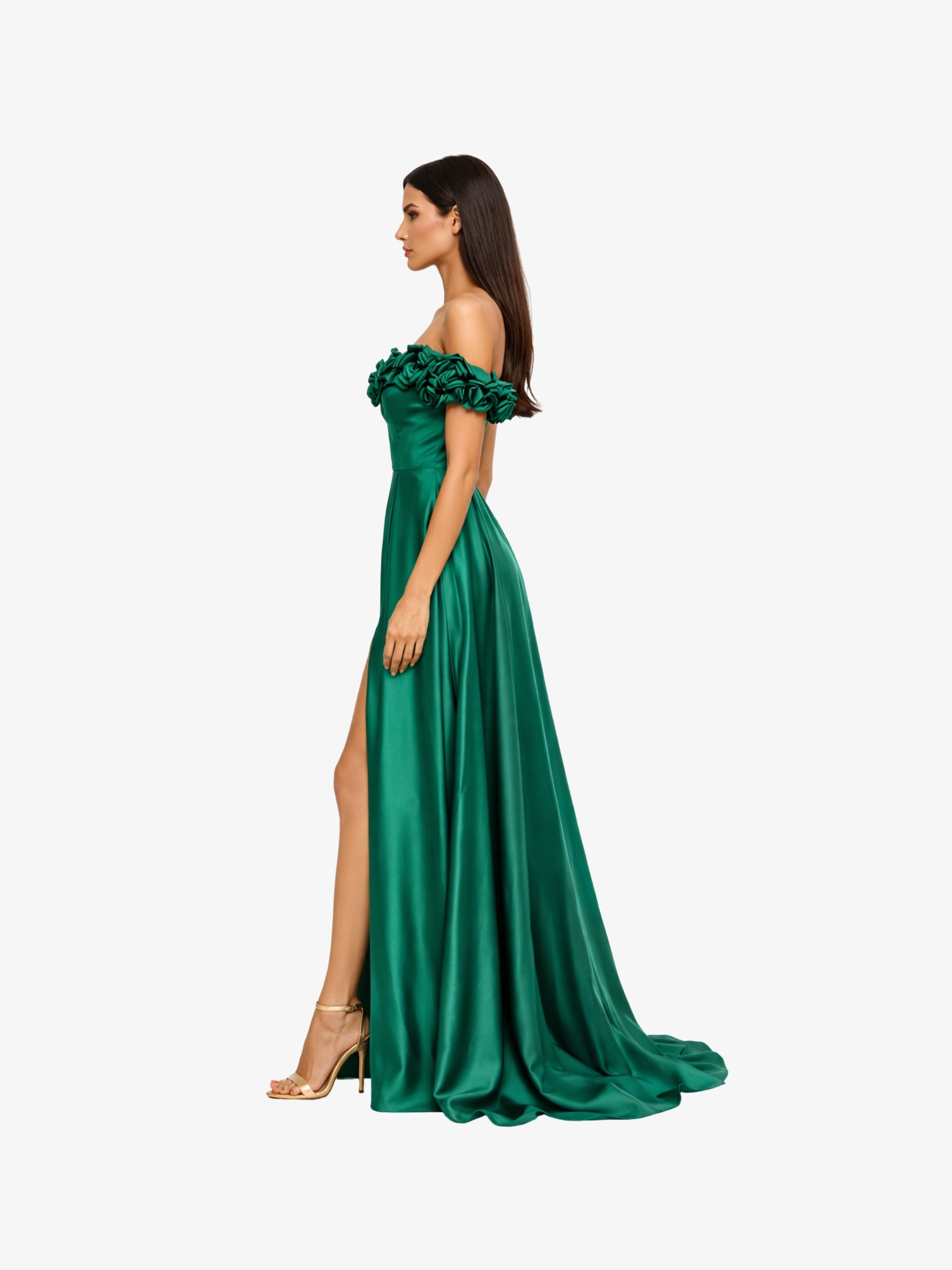 Rochie Lunga “Drya”, Verde