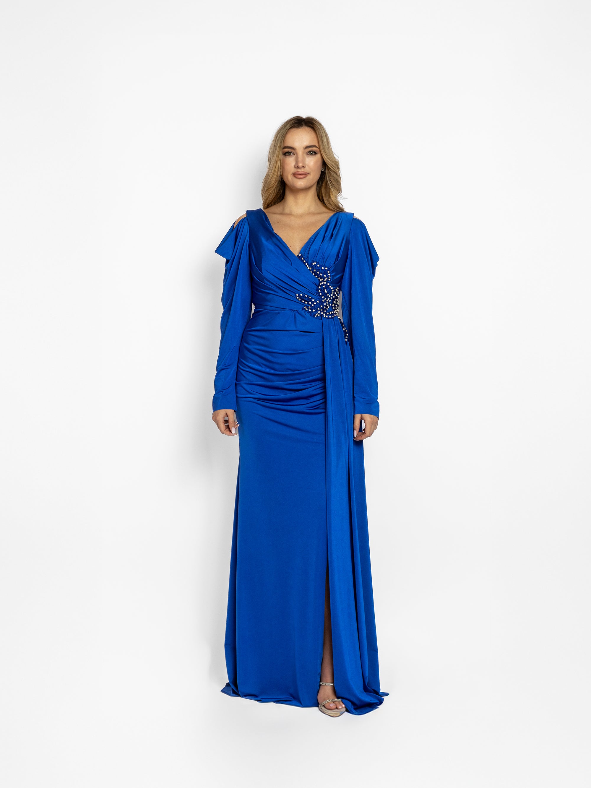 Rochie Lunga "Ofelia" Albastru