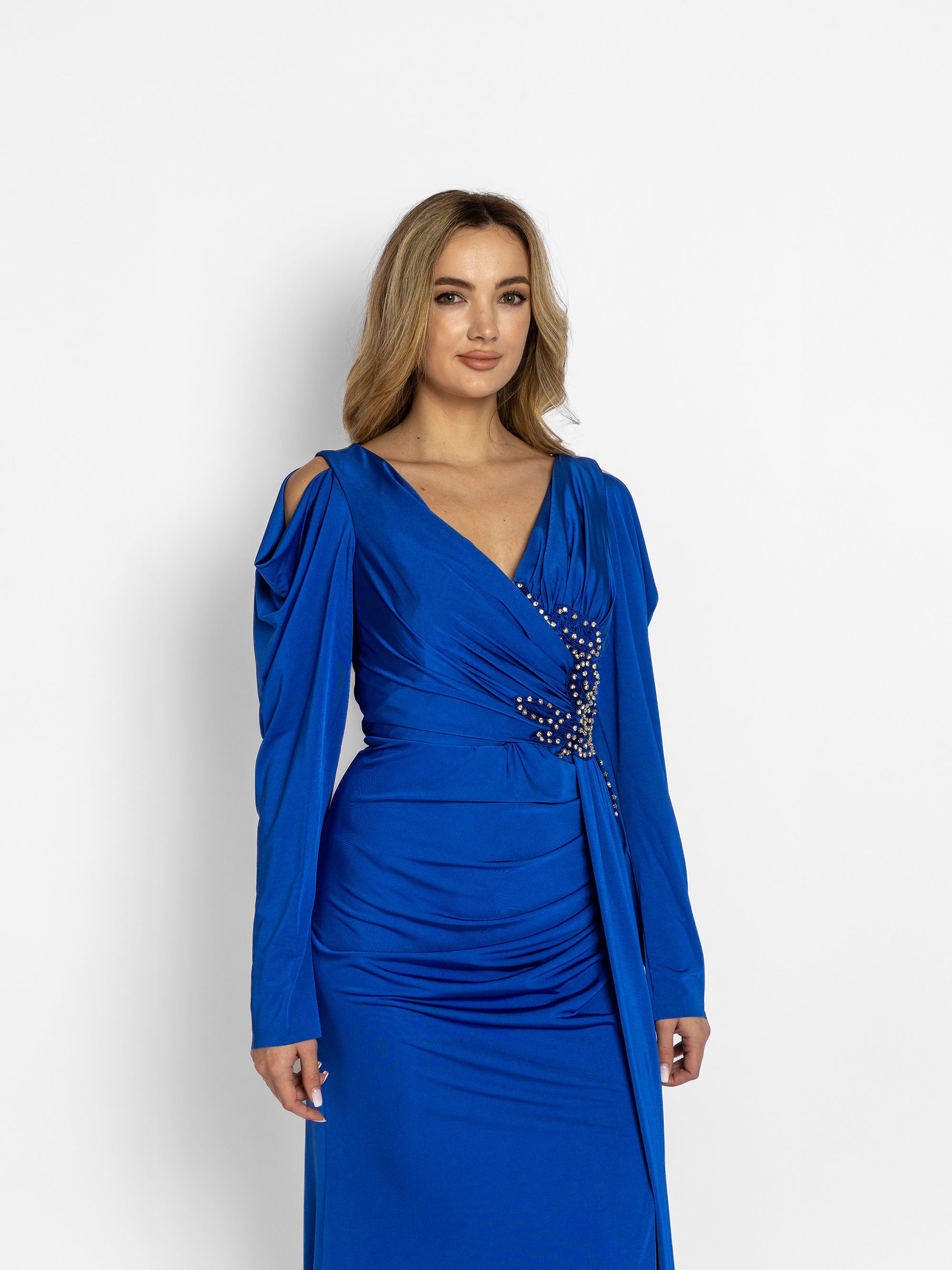 Rochie Lunga "Ofelia" Albastru