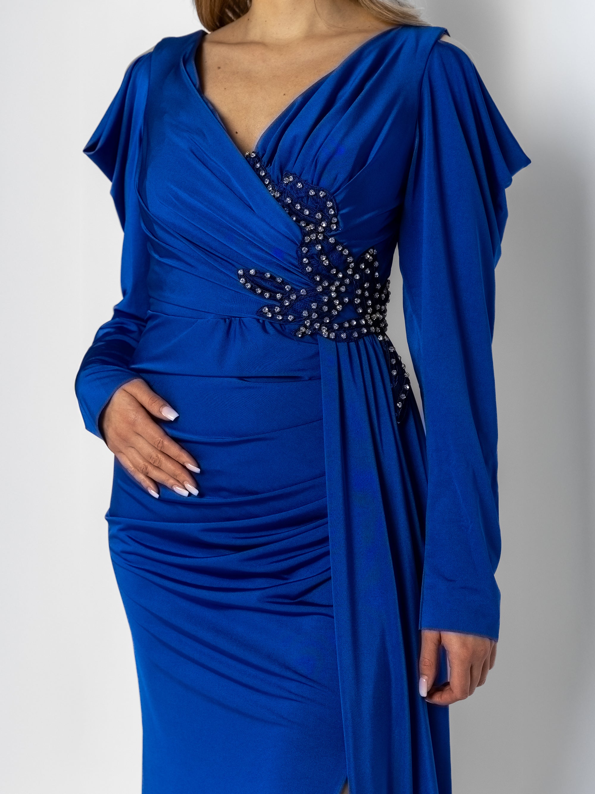 Rochie Lunga "Ofelia" Albastru