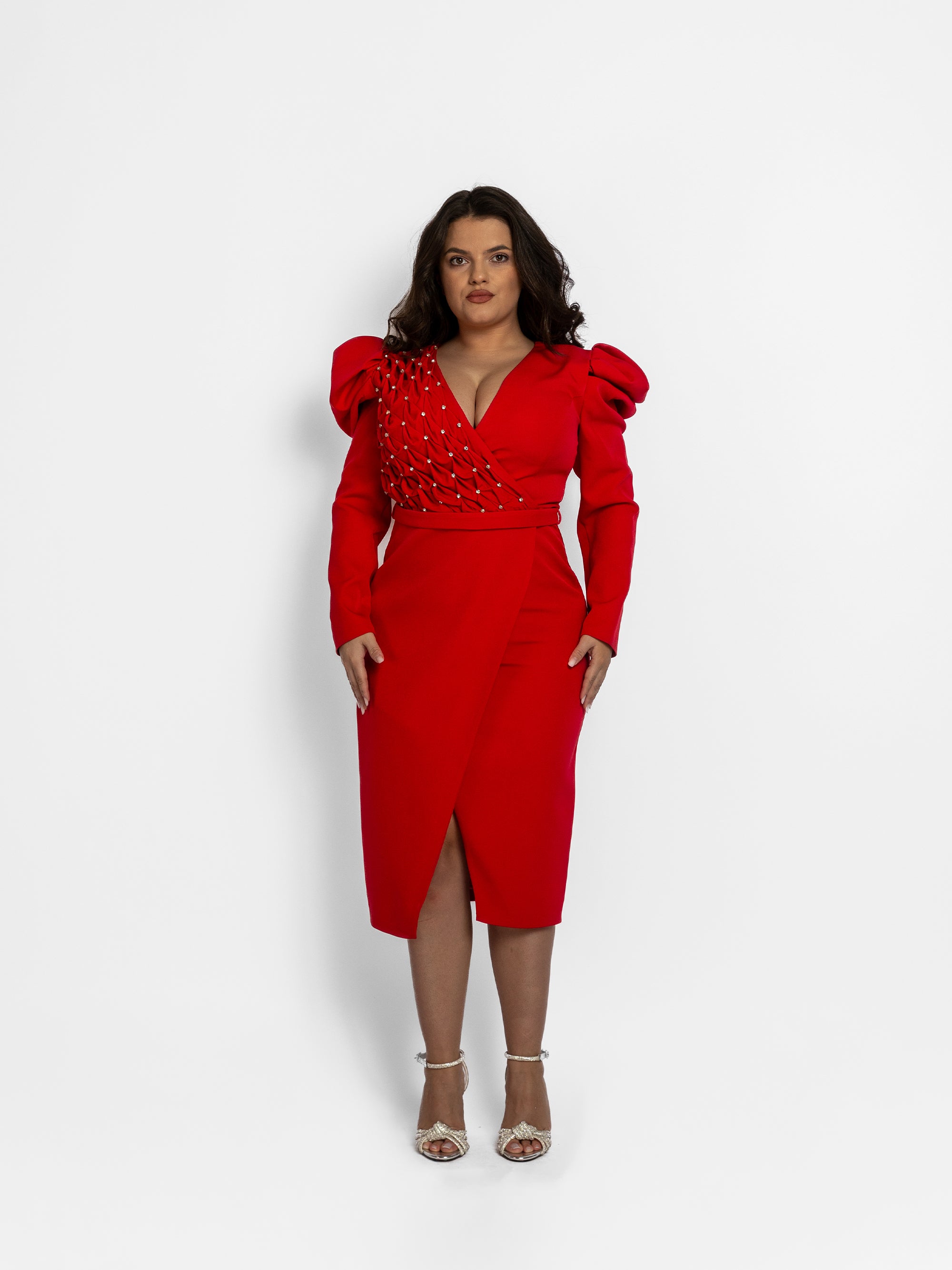 Rochie Scurta "Laryss" Rosu