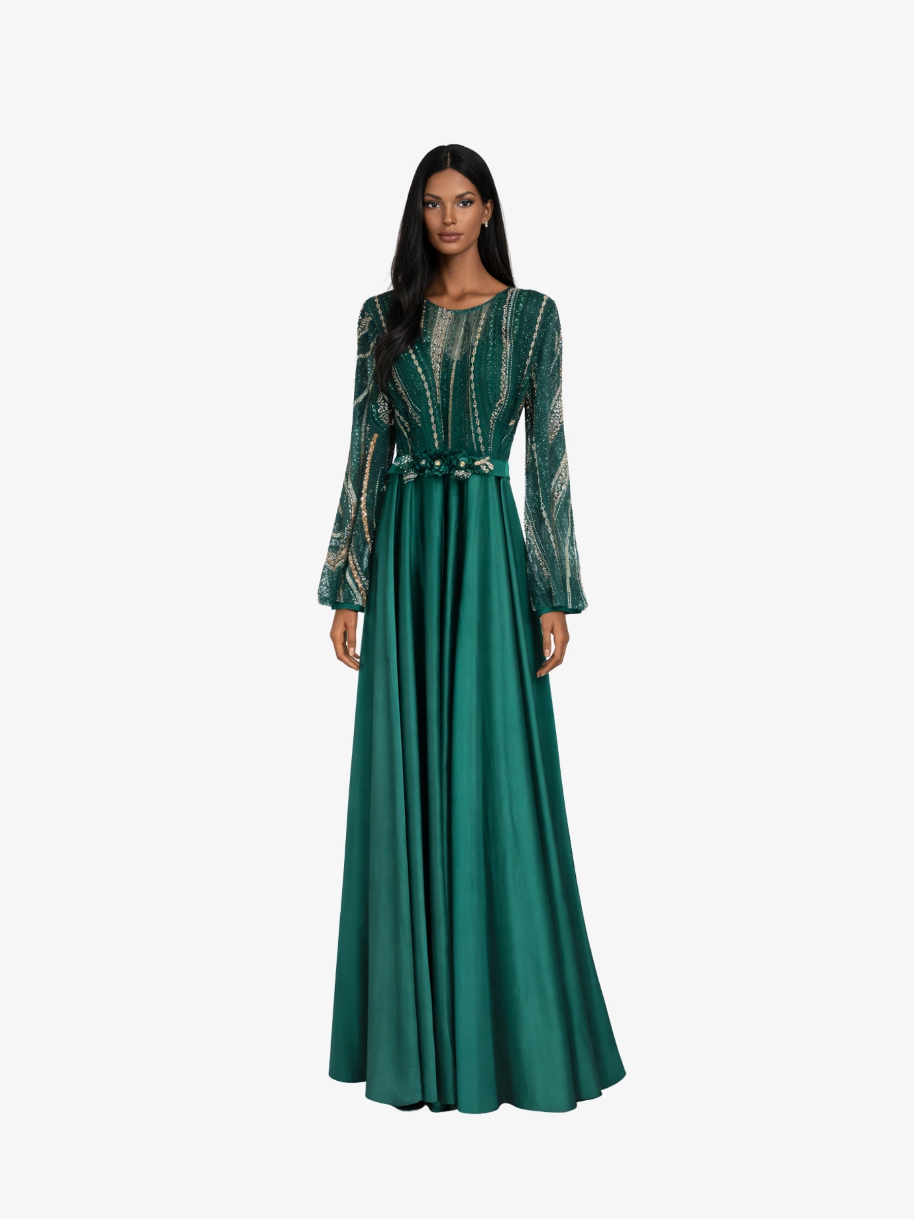Rochie Lunga “Sicily”, Verde