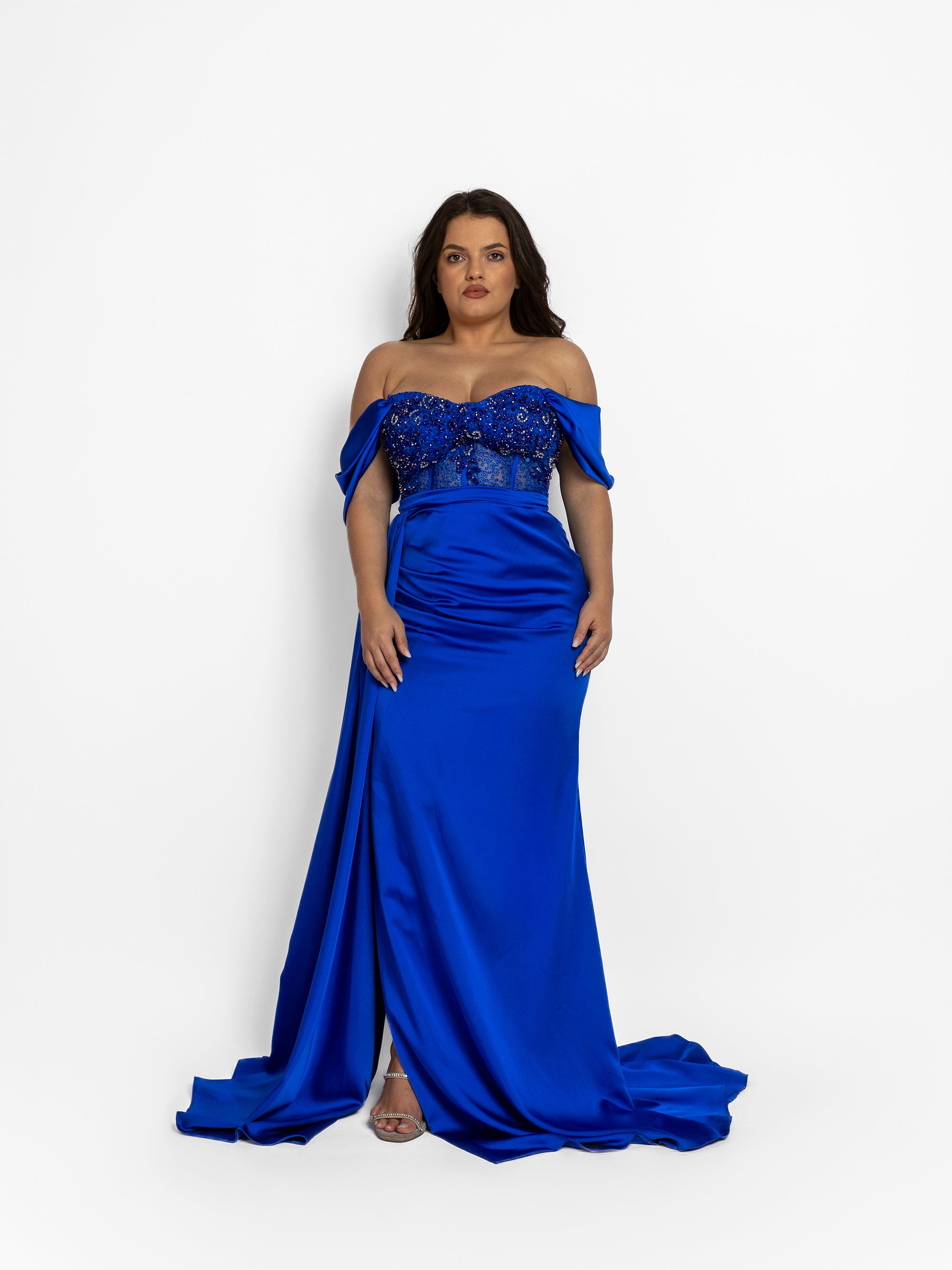 Rochie Lunga "Melody", Albastra