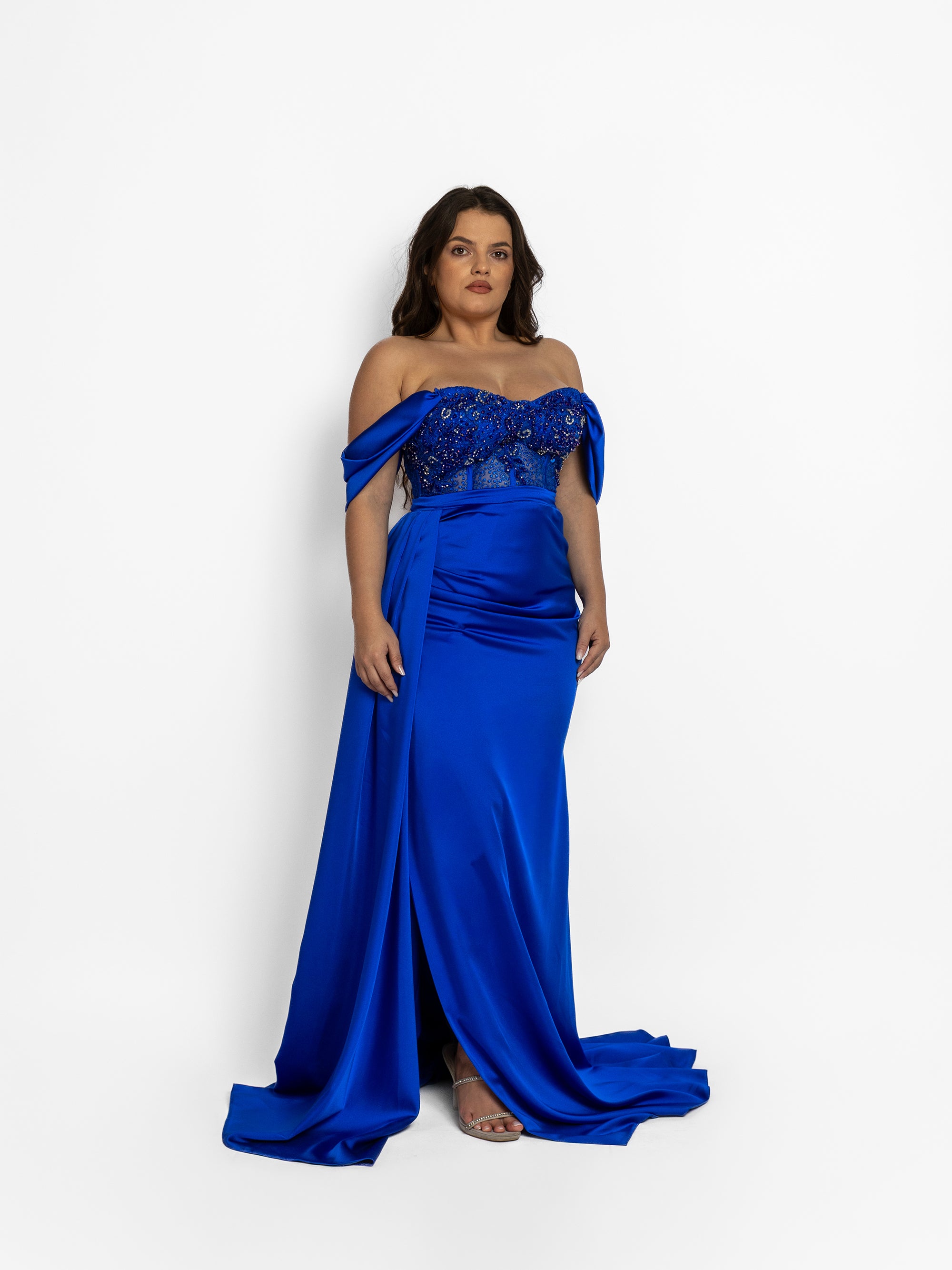 Rochie Lunga "Melody", Albastra