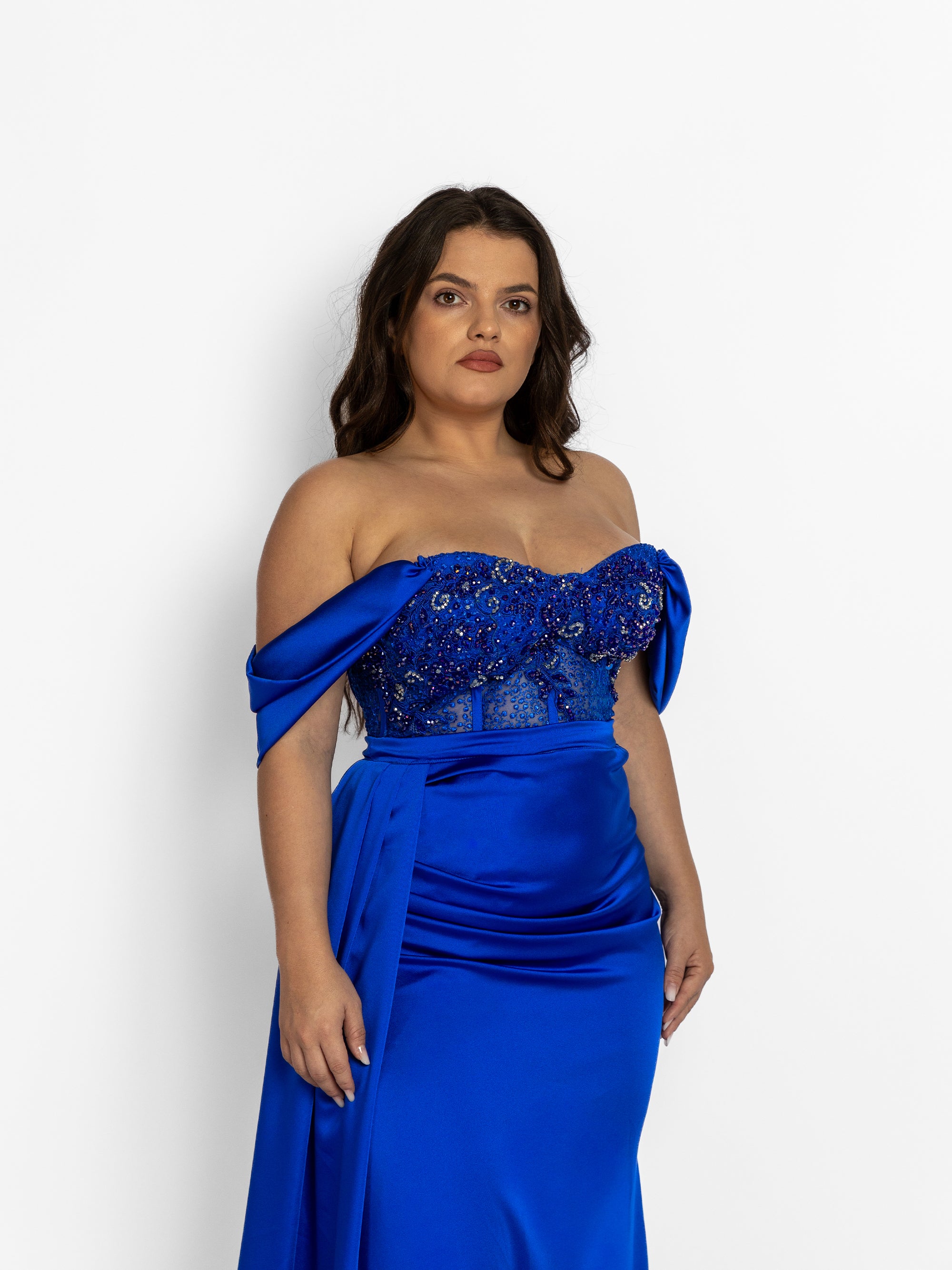 Rochie Lunga "Melody", Albastra