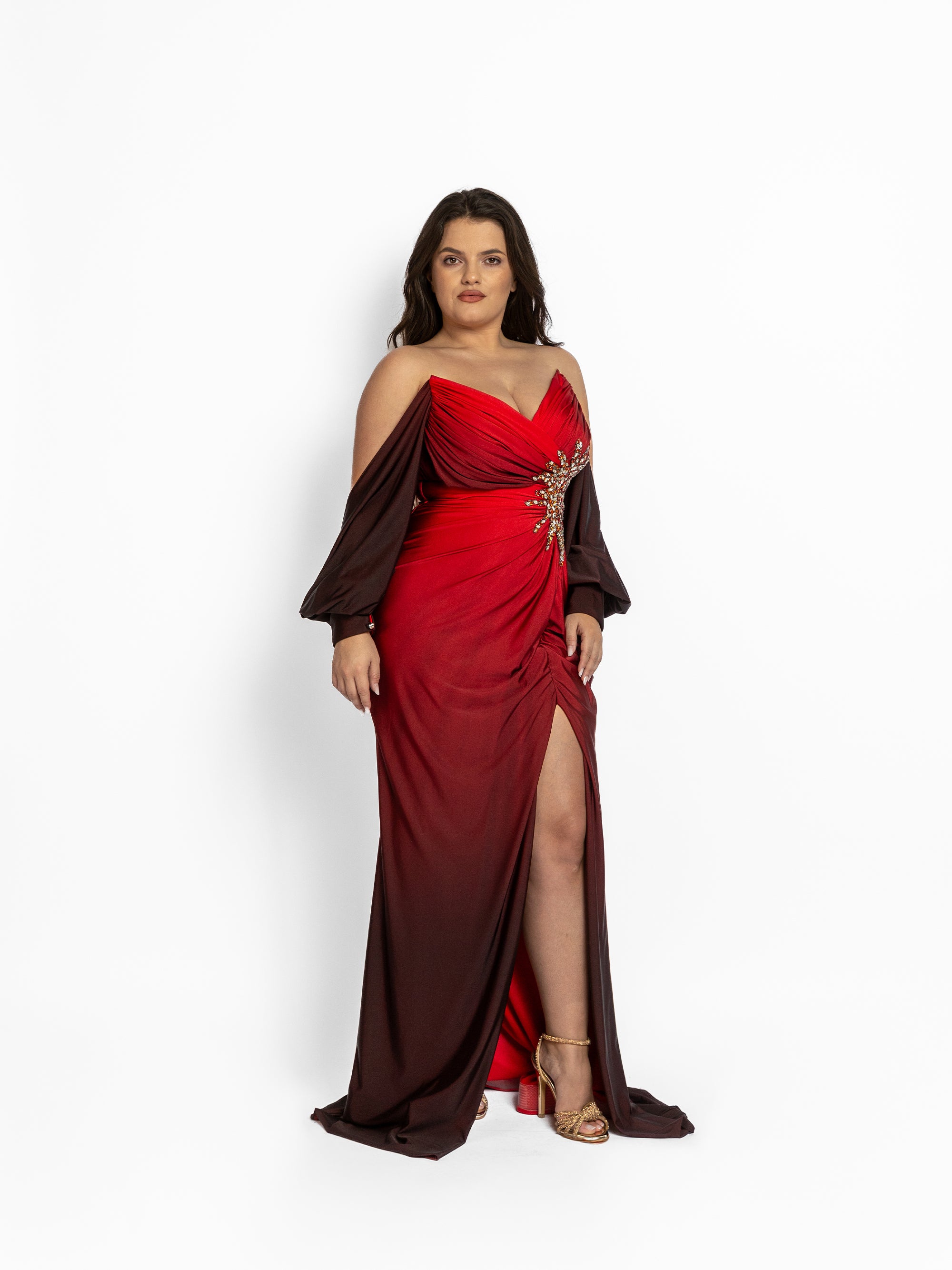 Rochie Lunga "Avena", Rosie