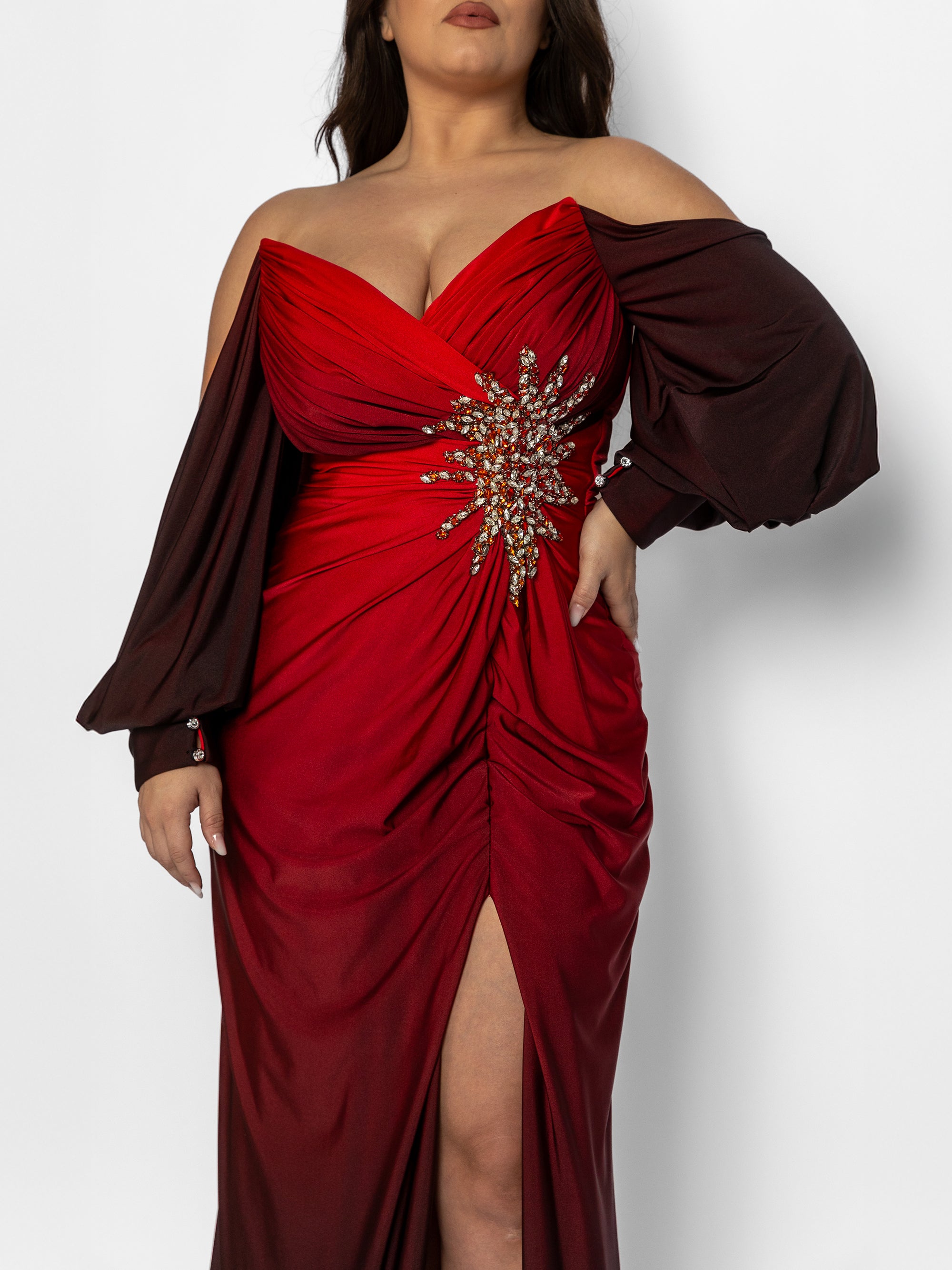 Rochie Lunga "Avena", Rosie