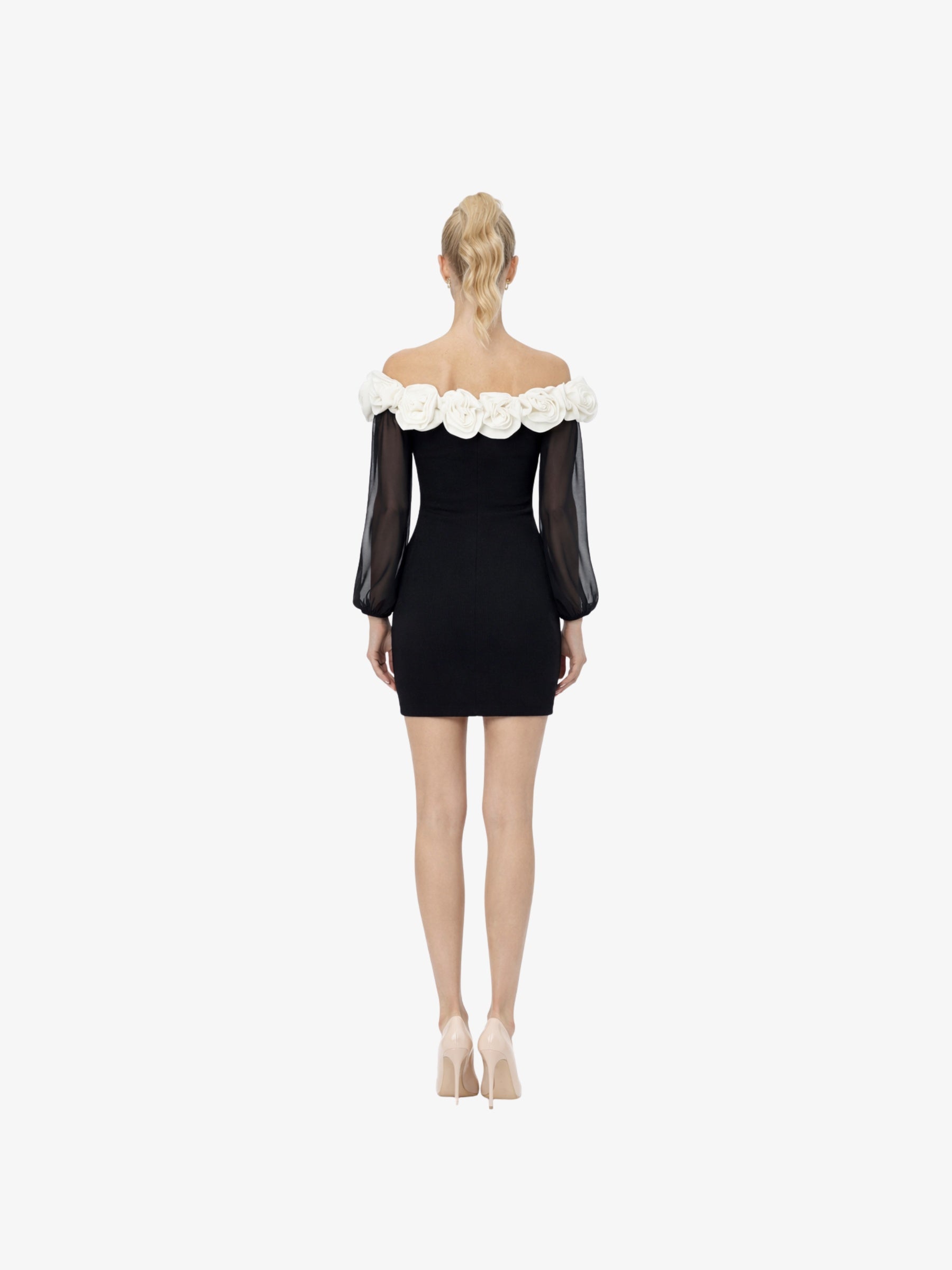 Rochie Scurta “Rossye”, Negru