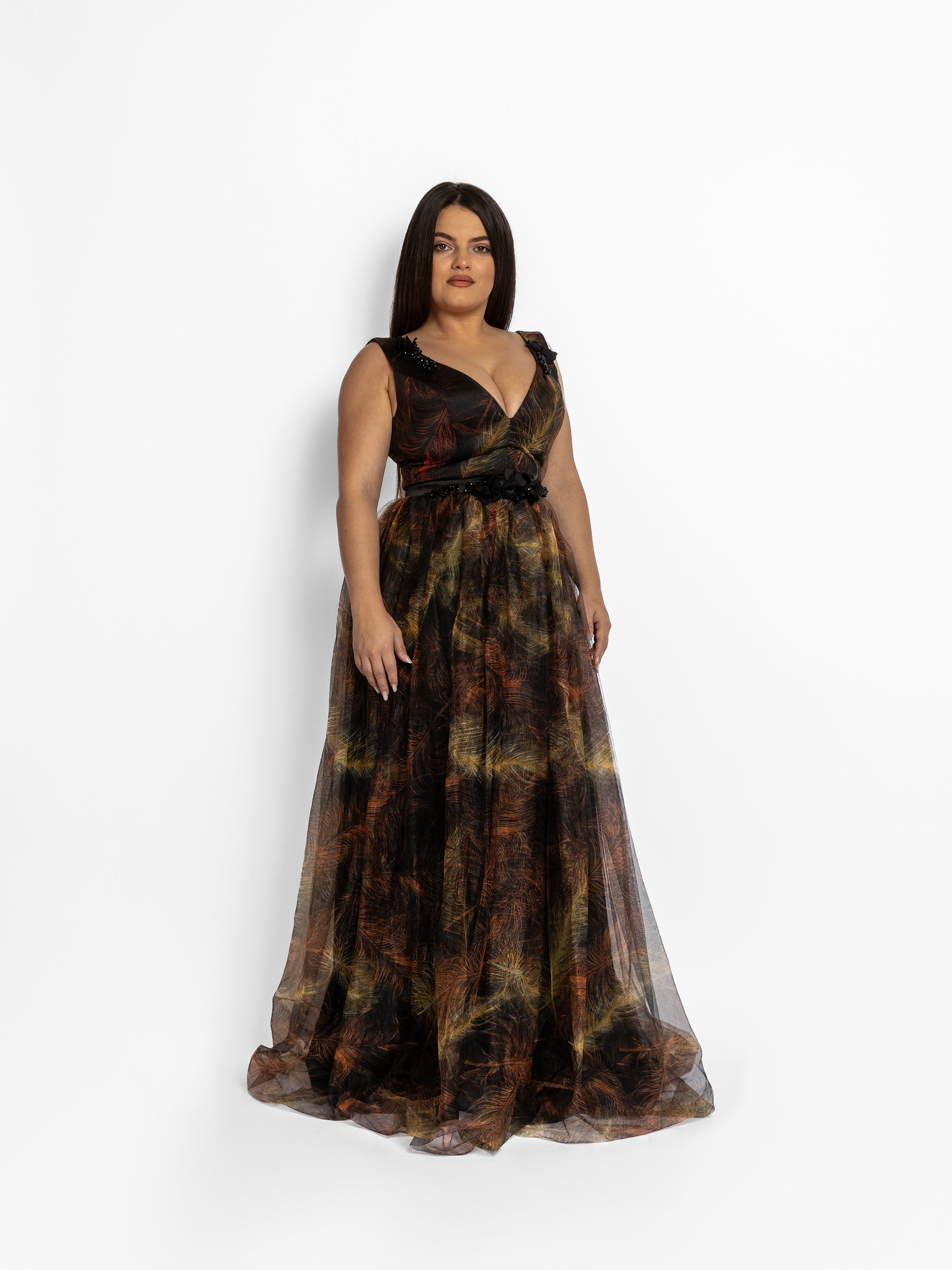 Rochie Lunga "Venus", Neagra