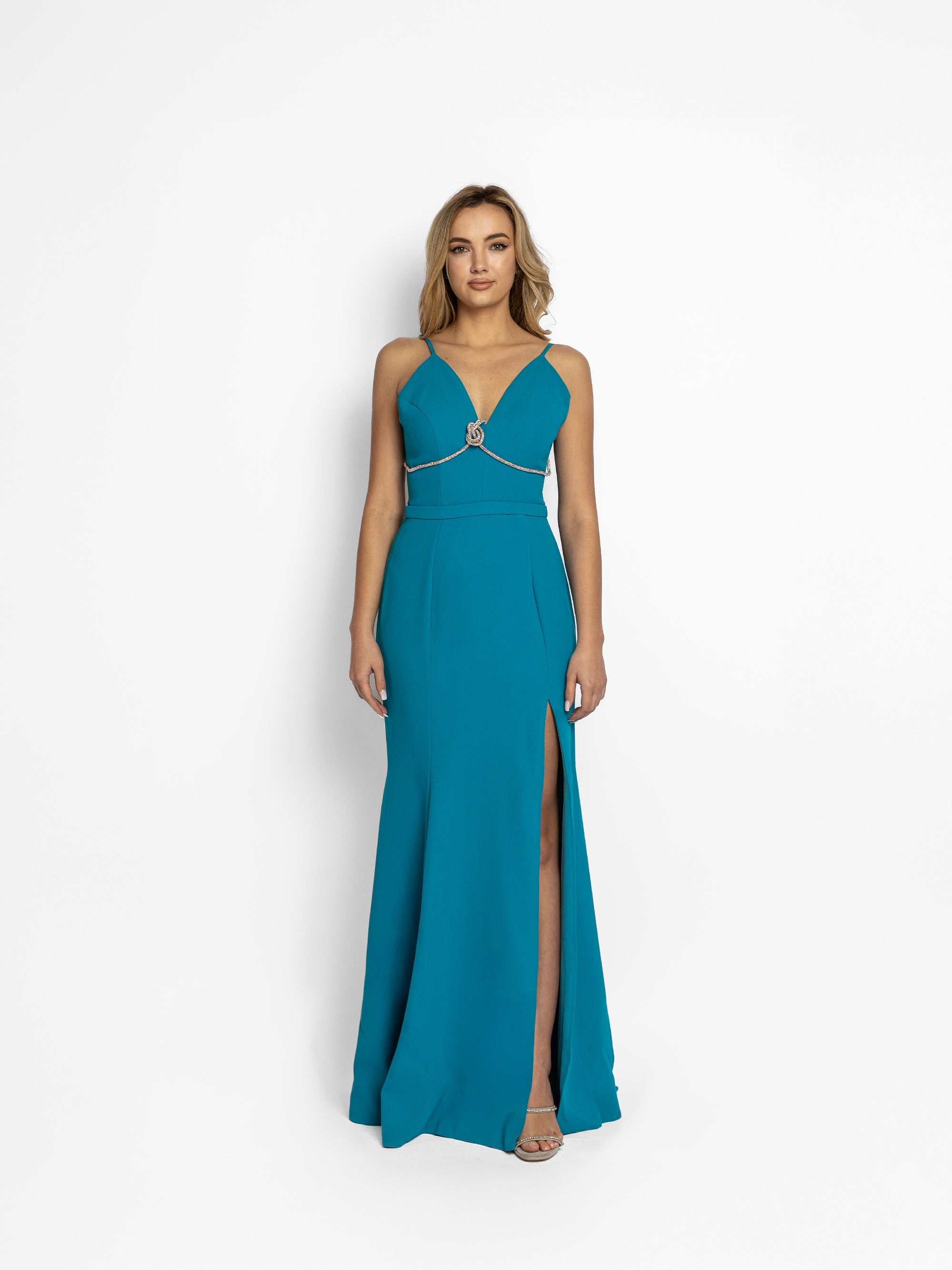 Rochie Lunga "Lethia" Azure