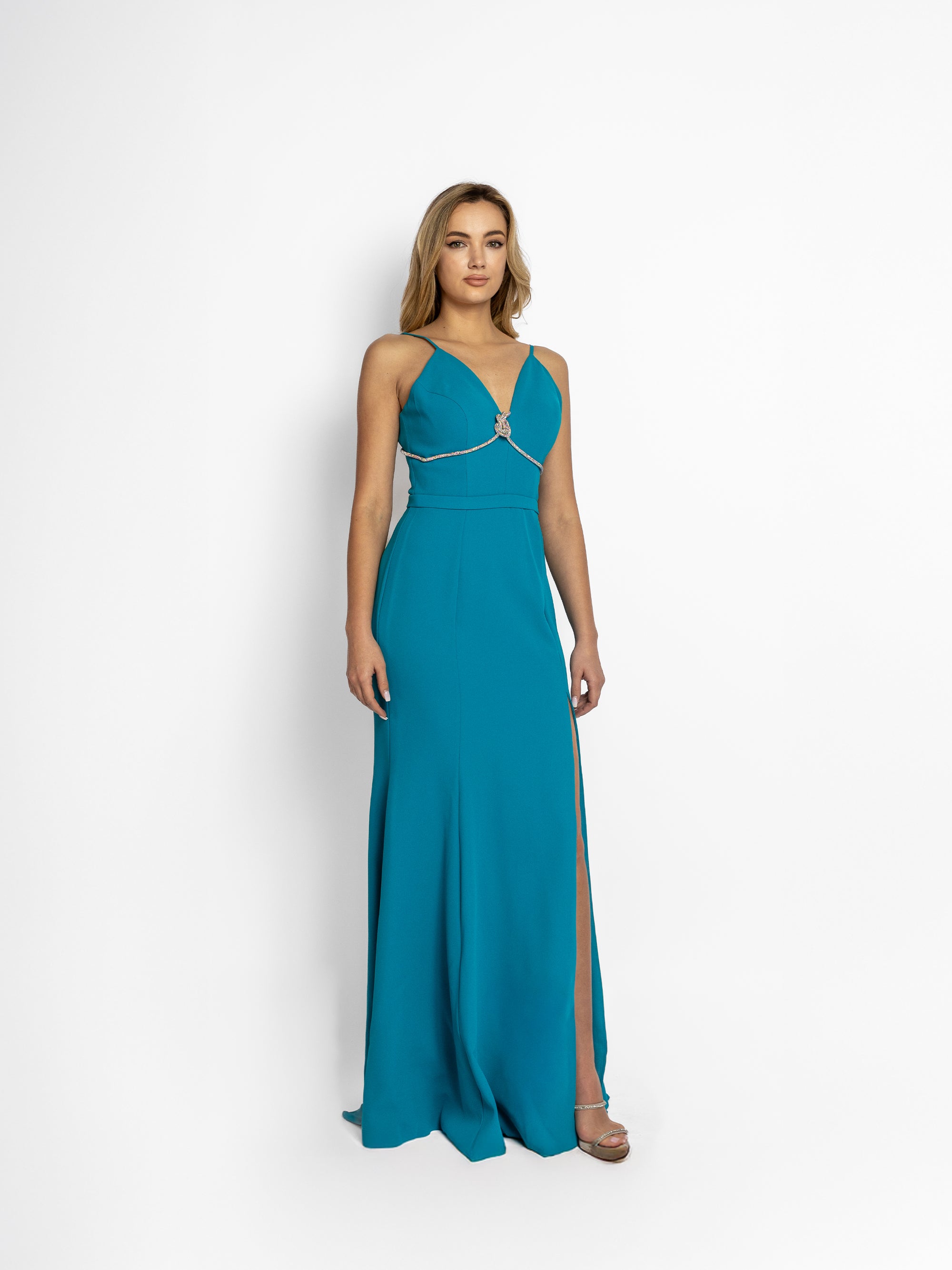 Rochie Lunga "Lethia" Azure