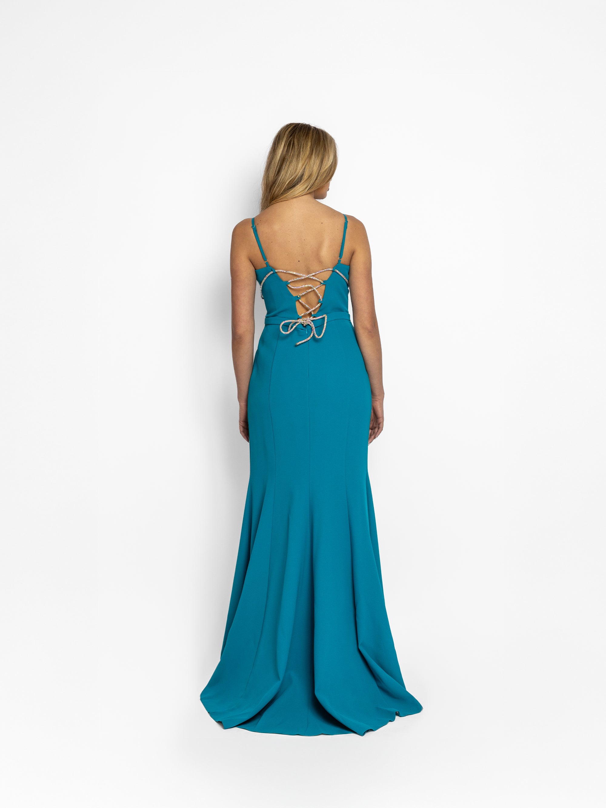 Rochie Lunga "Lethia" Azure