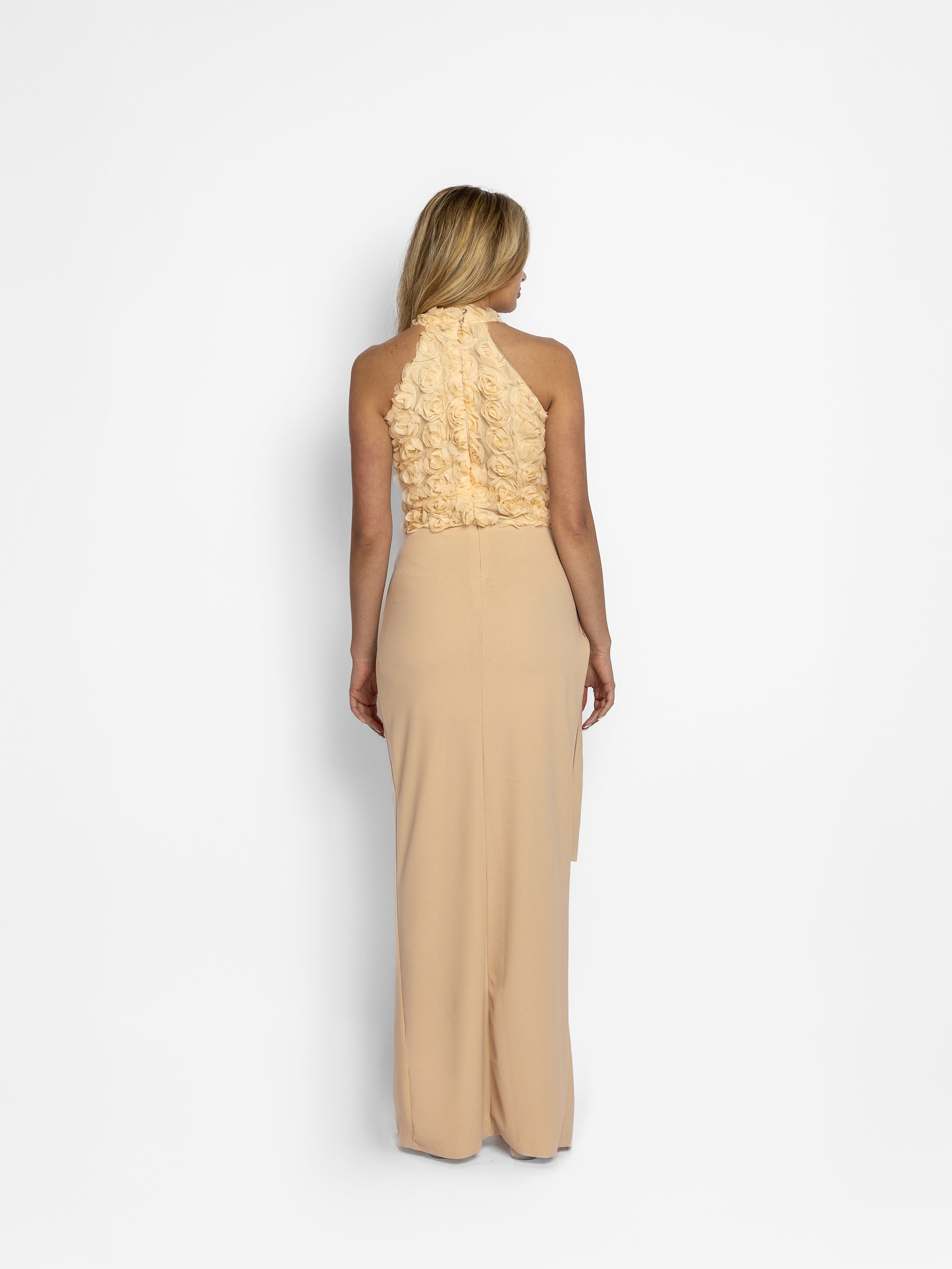 Rochie Lunga "Consuelo", Bej