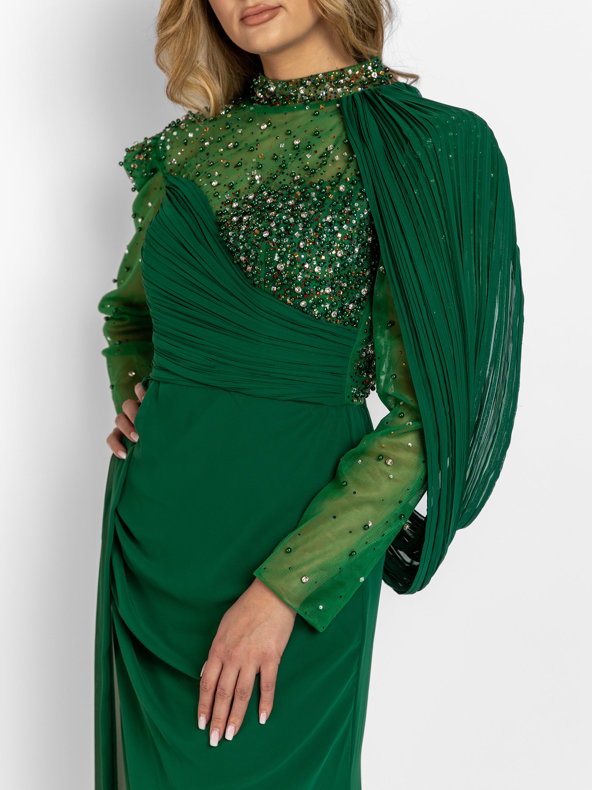 Rochie Lunga "Sahara" Verde
