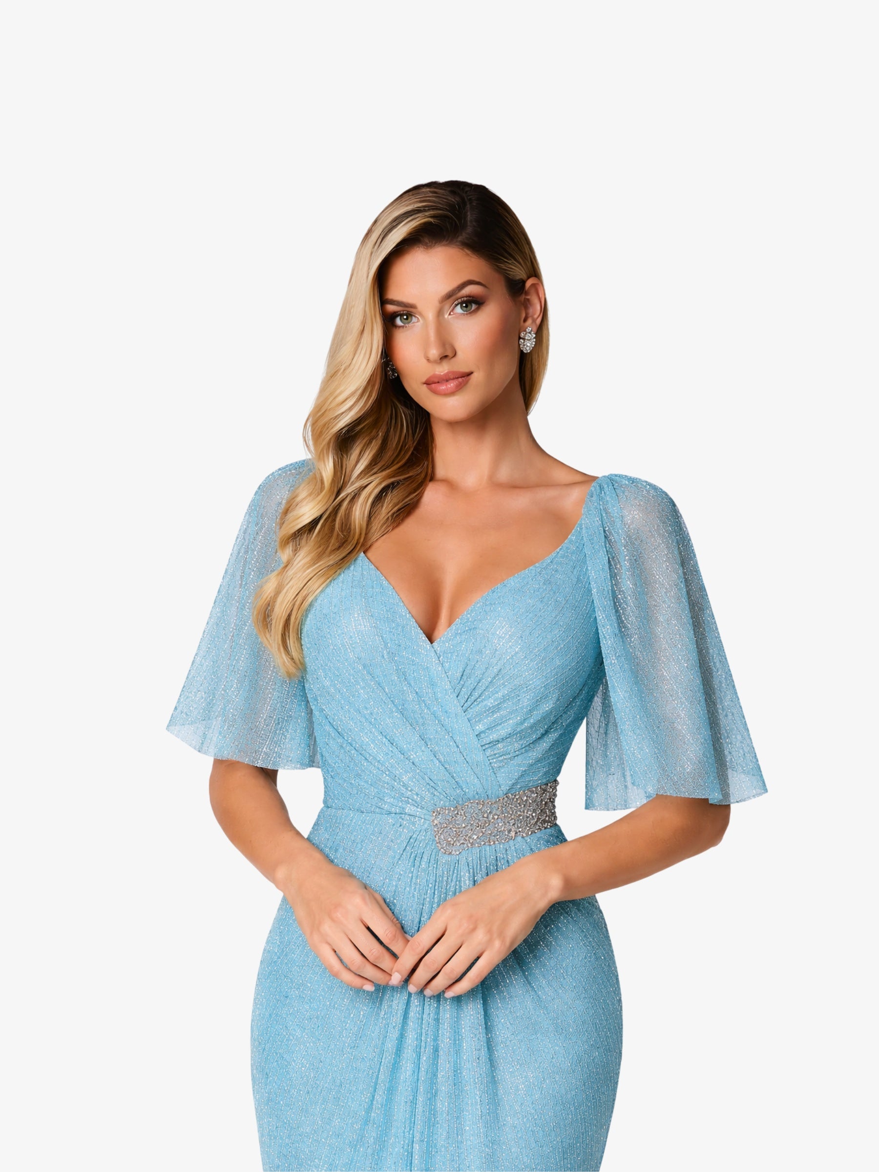 Rochie Eleganta “Marsilia”, Turcoaz