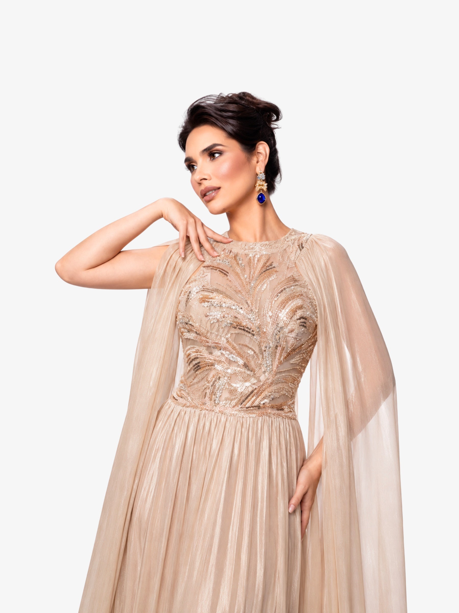 Rochie Lunga “Elisabeth”, Ivory