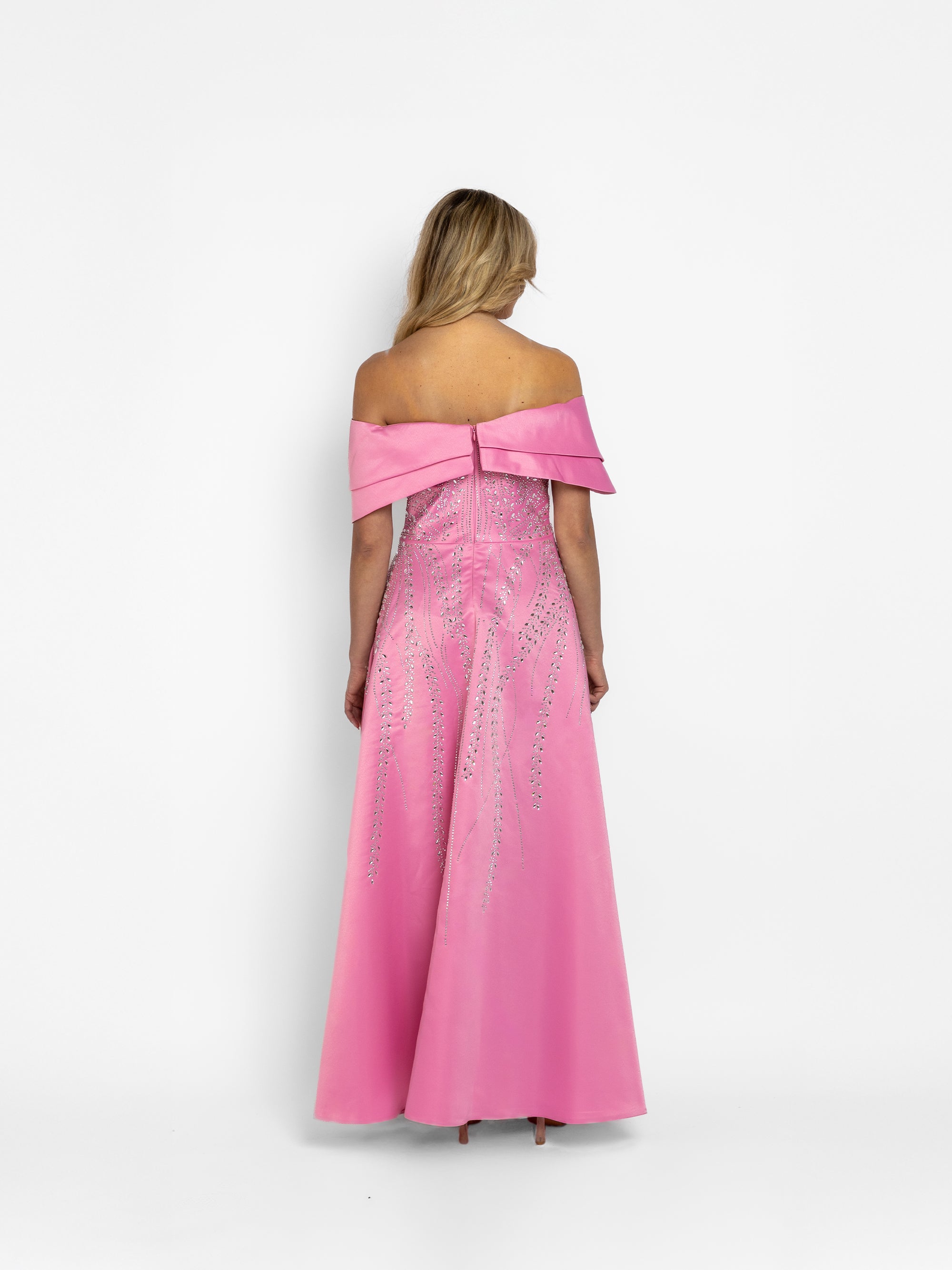 Rochie Lunga "Tamina" Roz