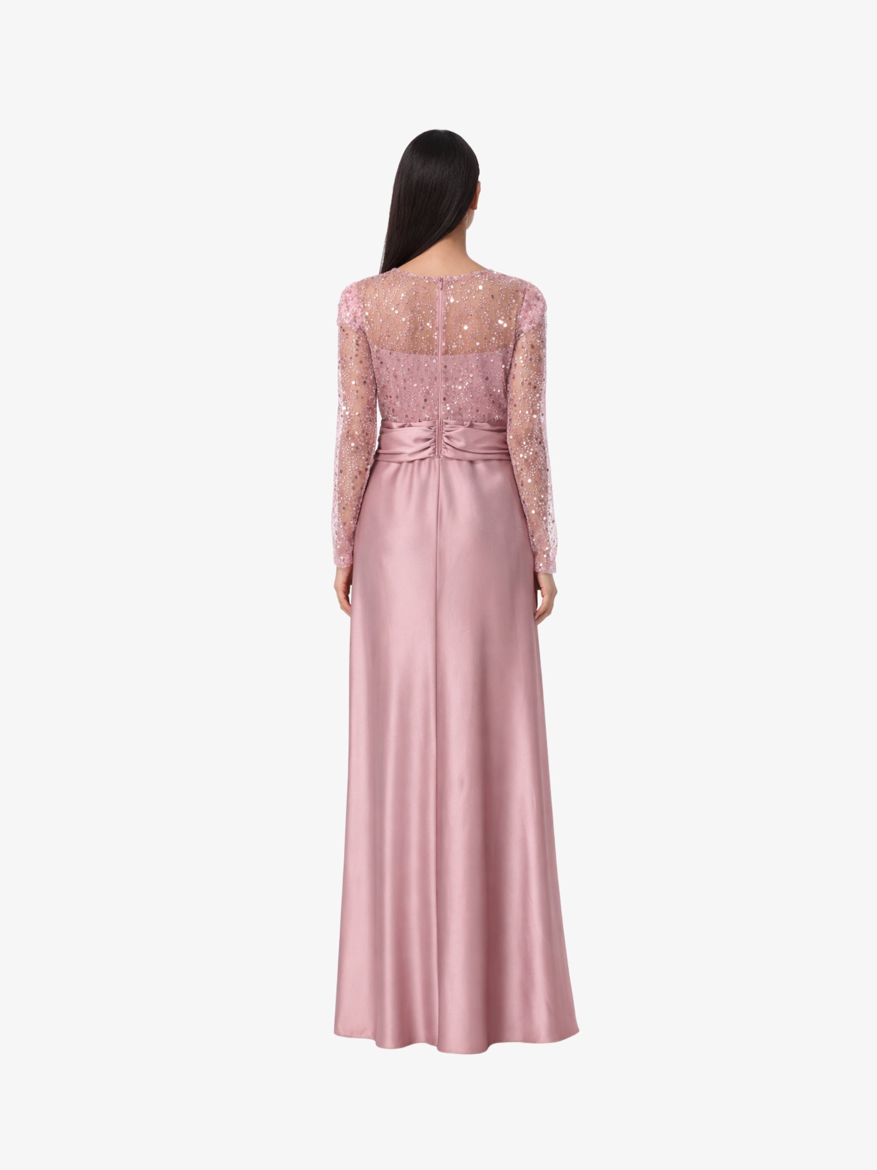 Rochie Lunga “Bellise”, Roz