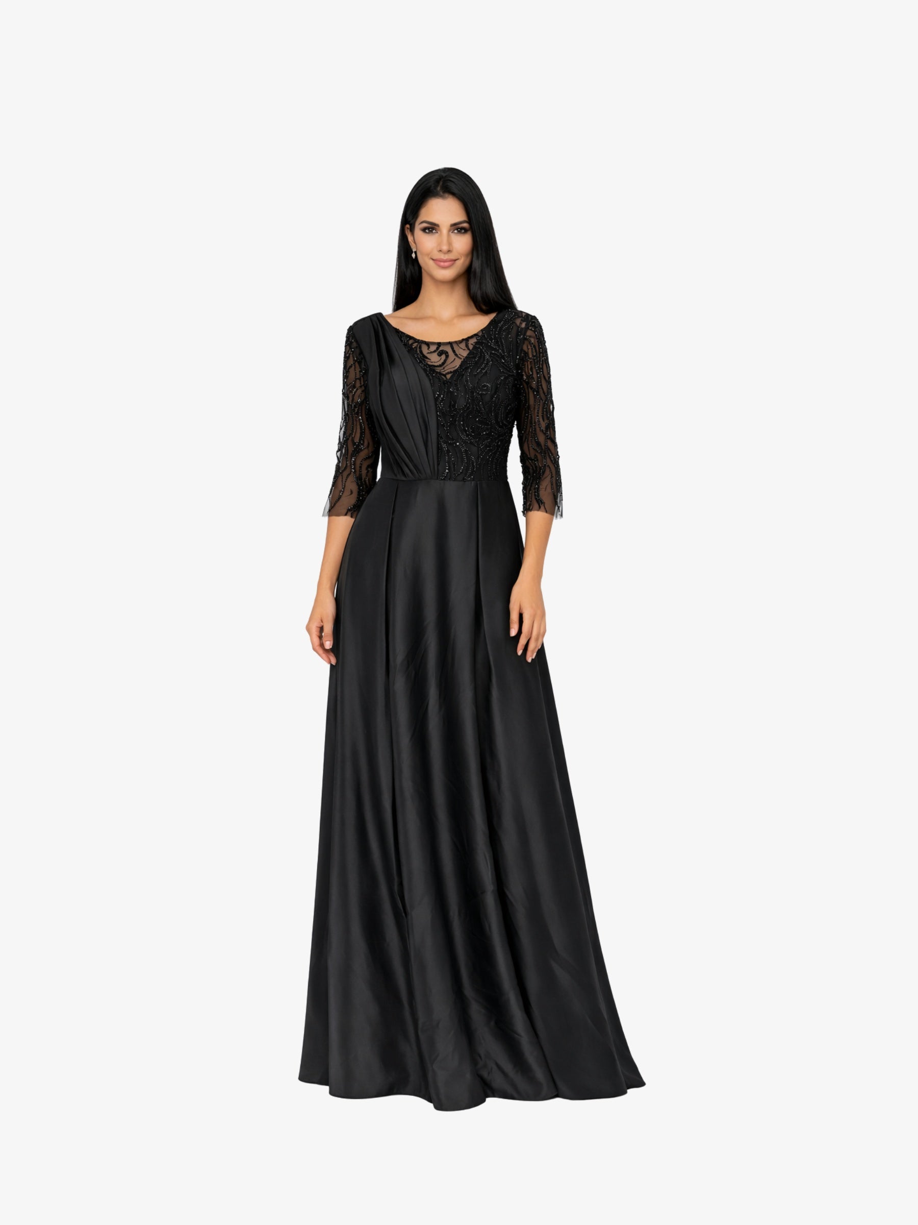 Rochie Lunga “Paloma”, Negru