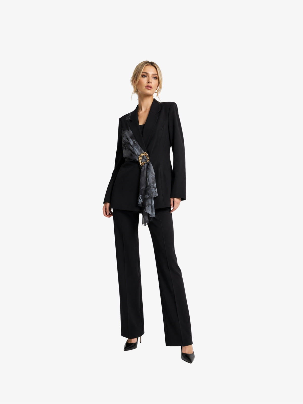 Costum Elegant “Amelie”, Negru