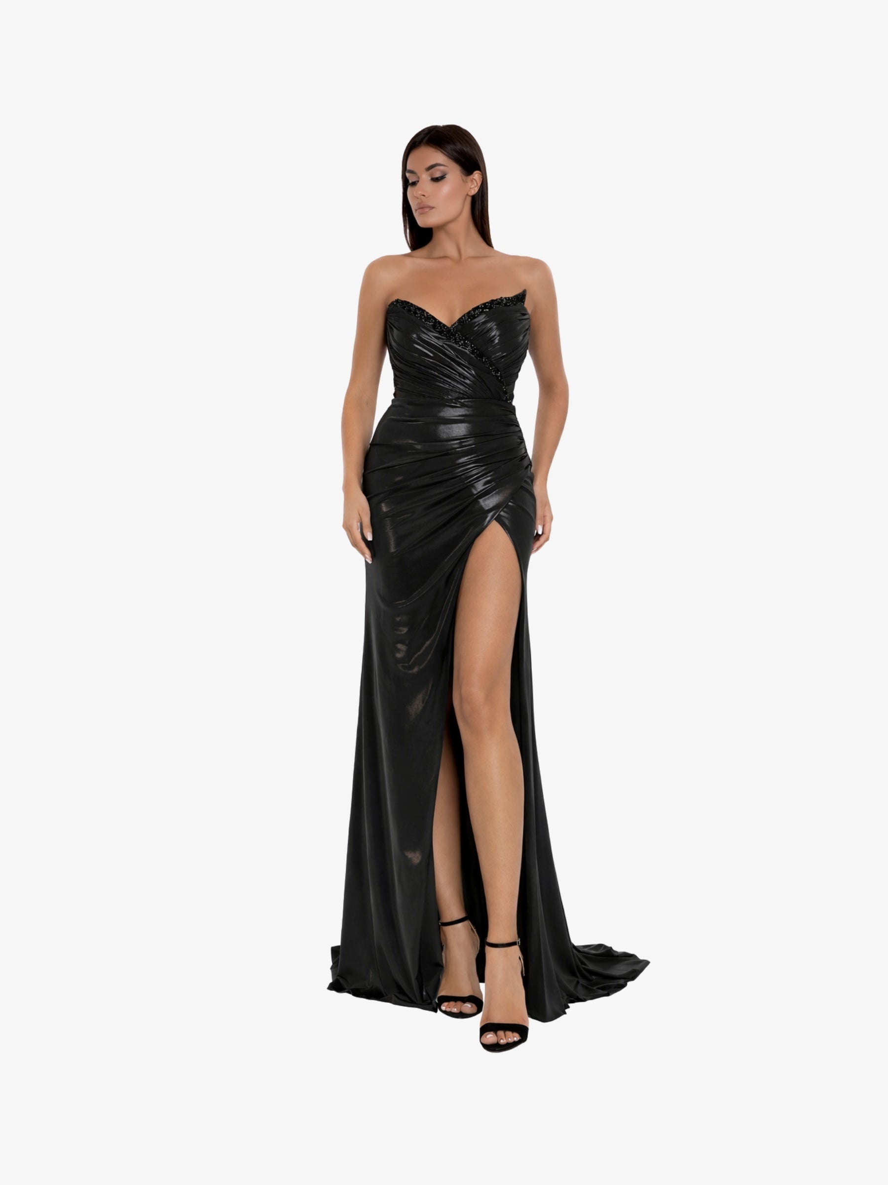 Rochie Lunga "Zaira", Negru