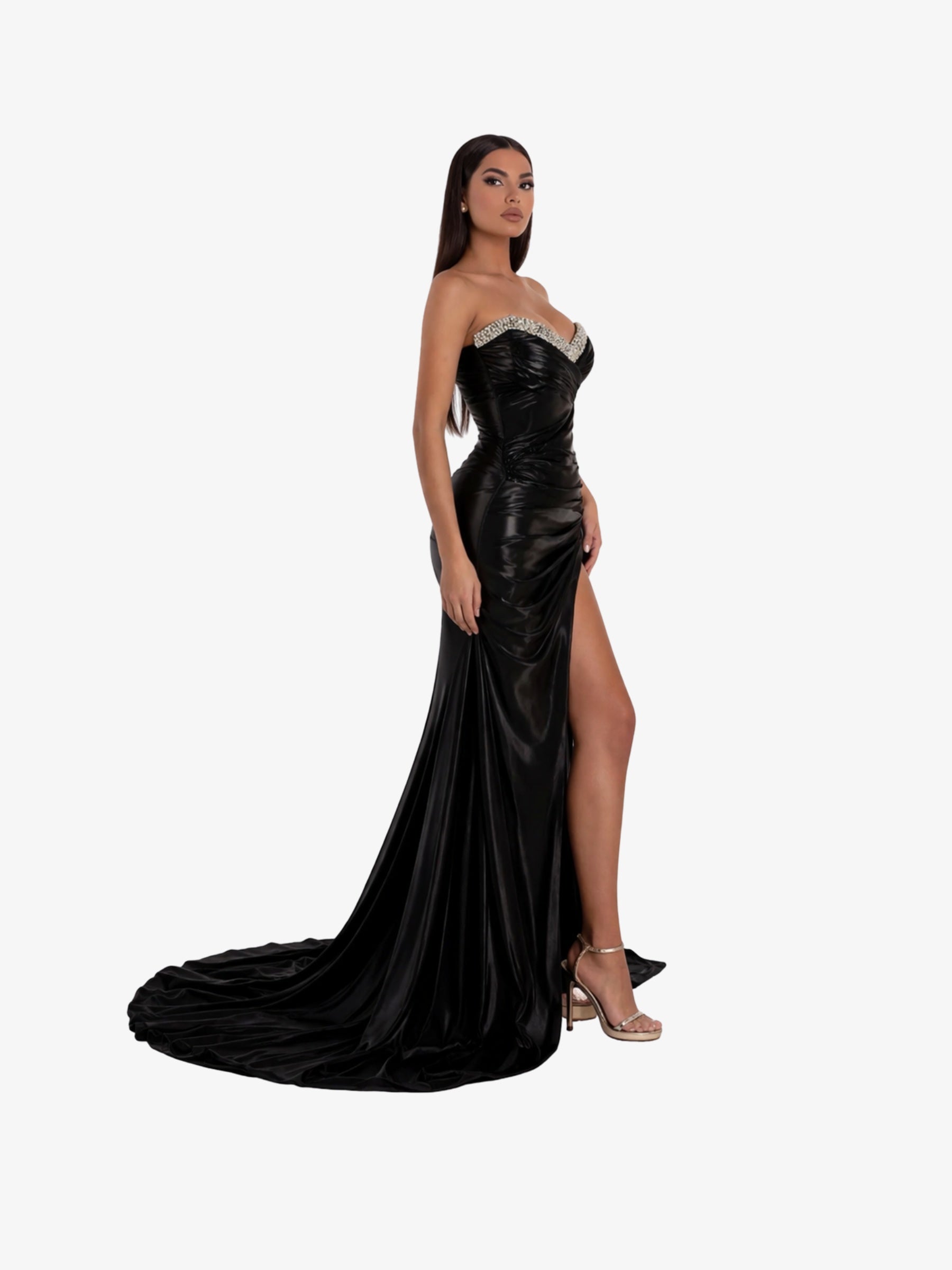 Rochie Lunga "Miryam", Neagra