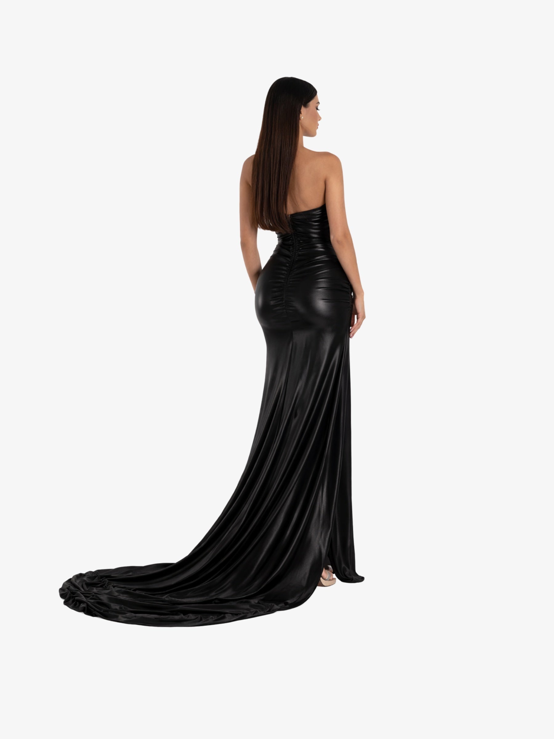 Rochie Lunga "Miryam", Neagra