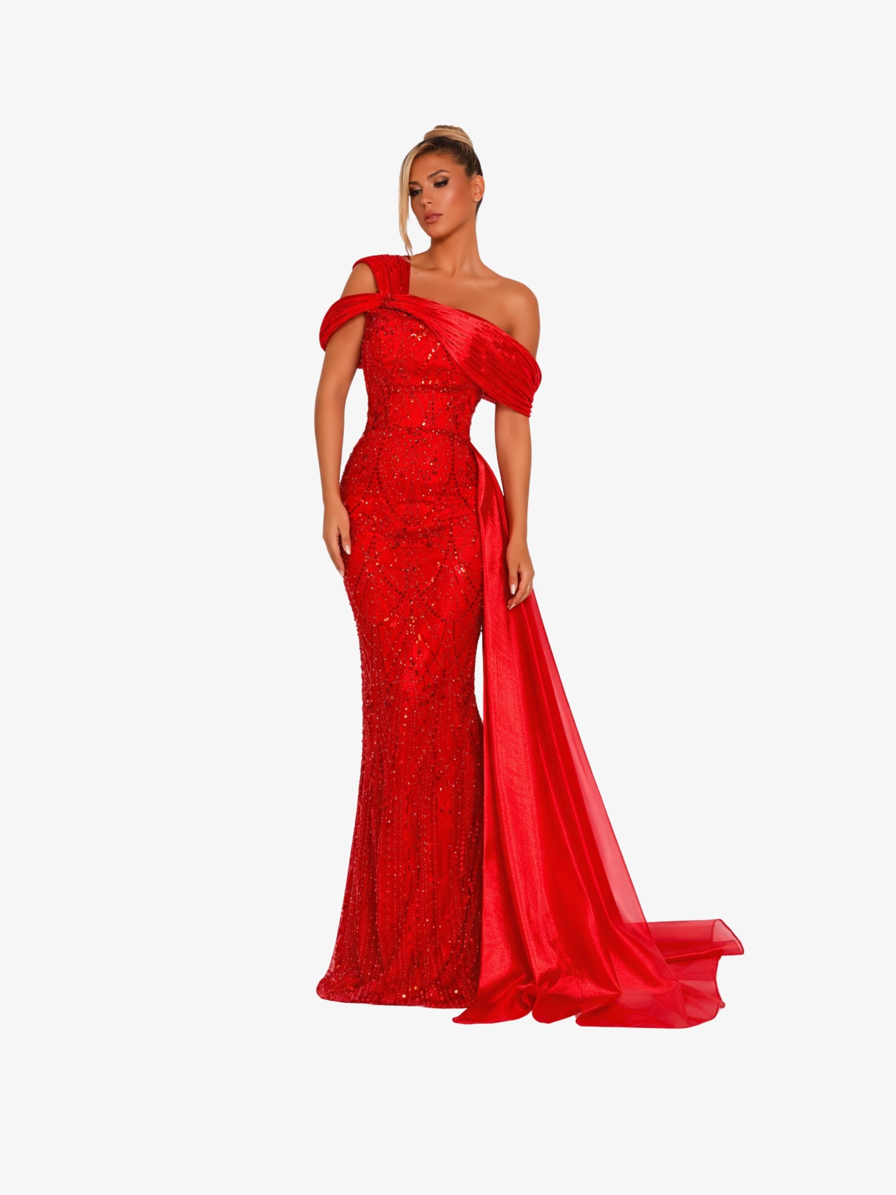 Rochie Lunga "Leyla Royale", Rosie