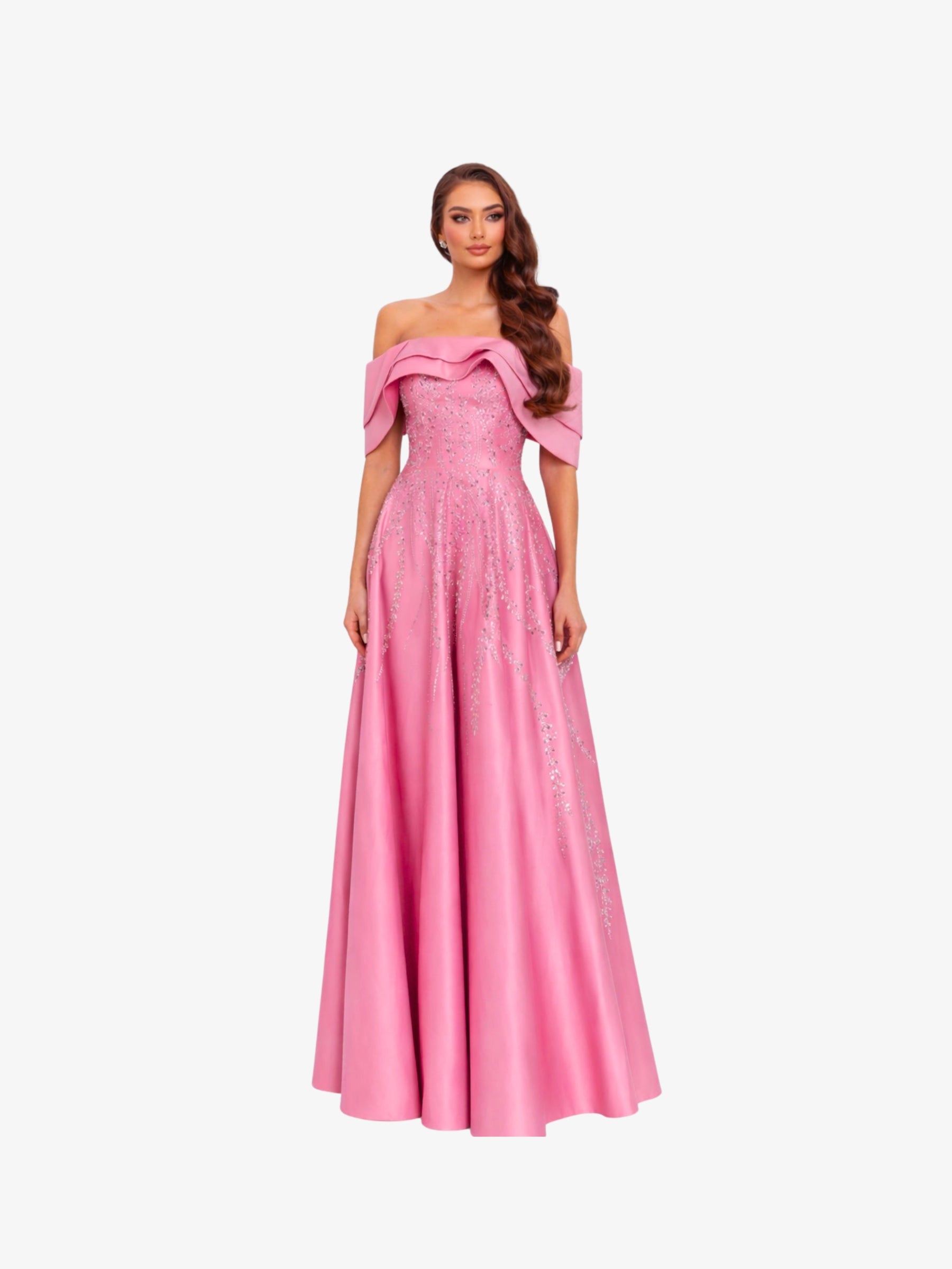 Rochie Lunga "Tamina" Roz