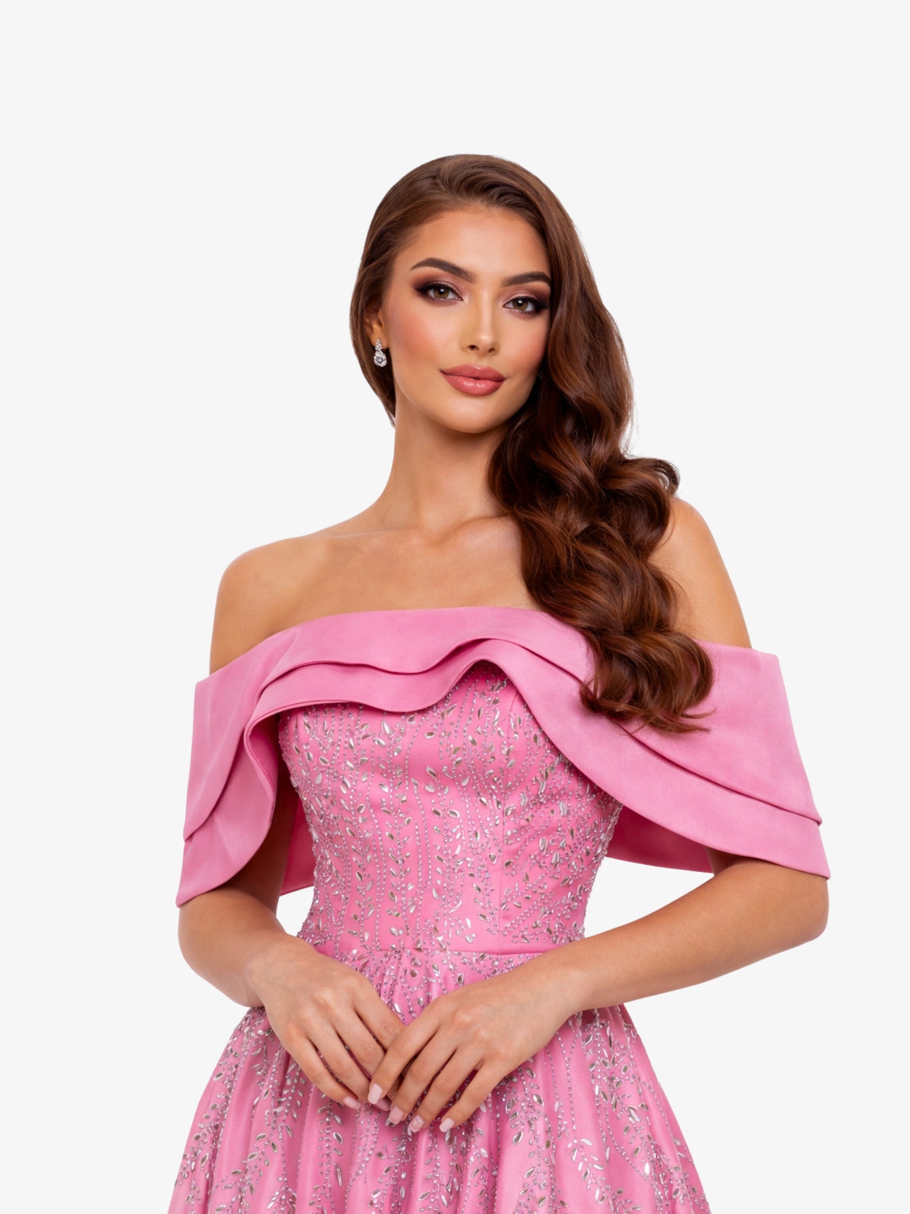 Rochie Lunga "Tamina" Roz