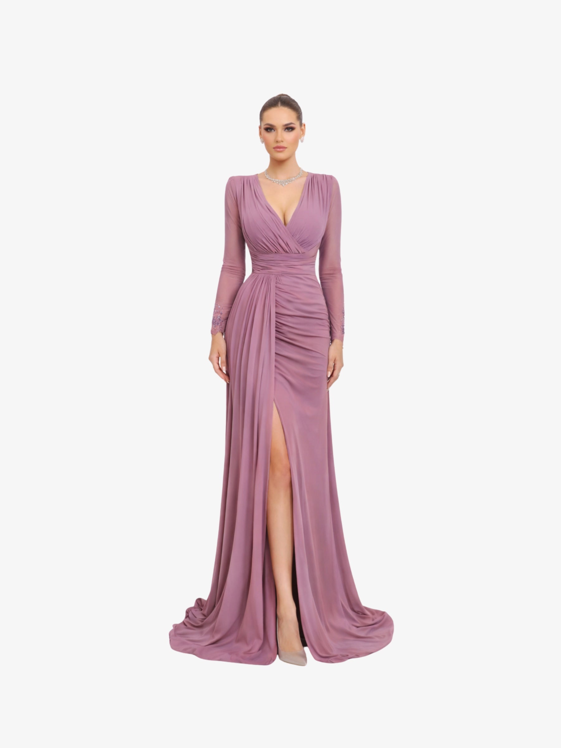 Rochie Lunga "Boema", Roz