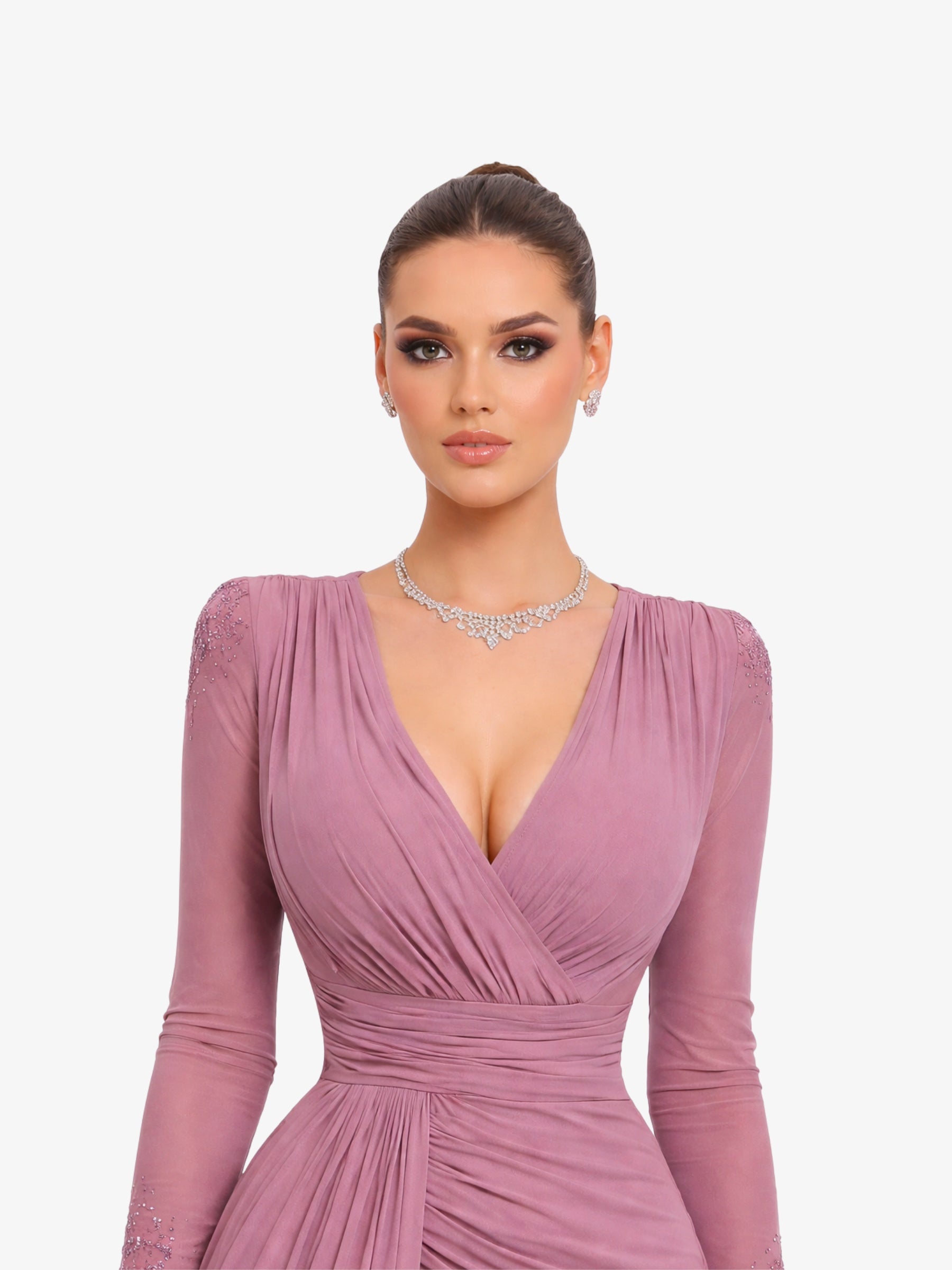 Rochie Lunga "Boema", Roz