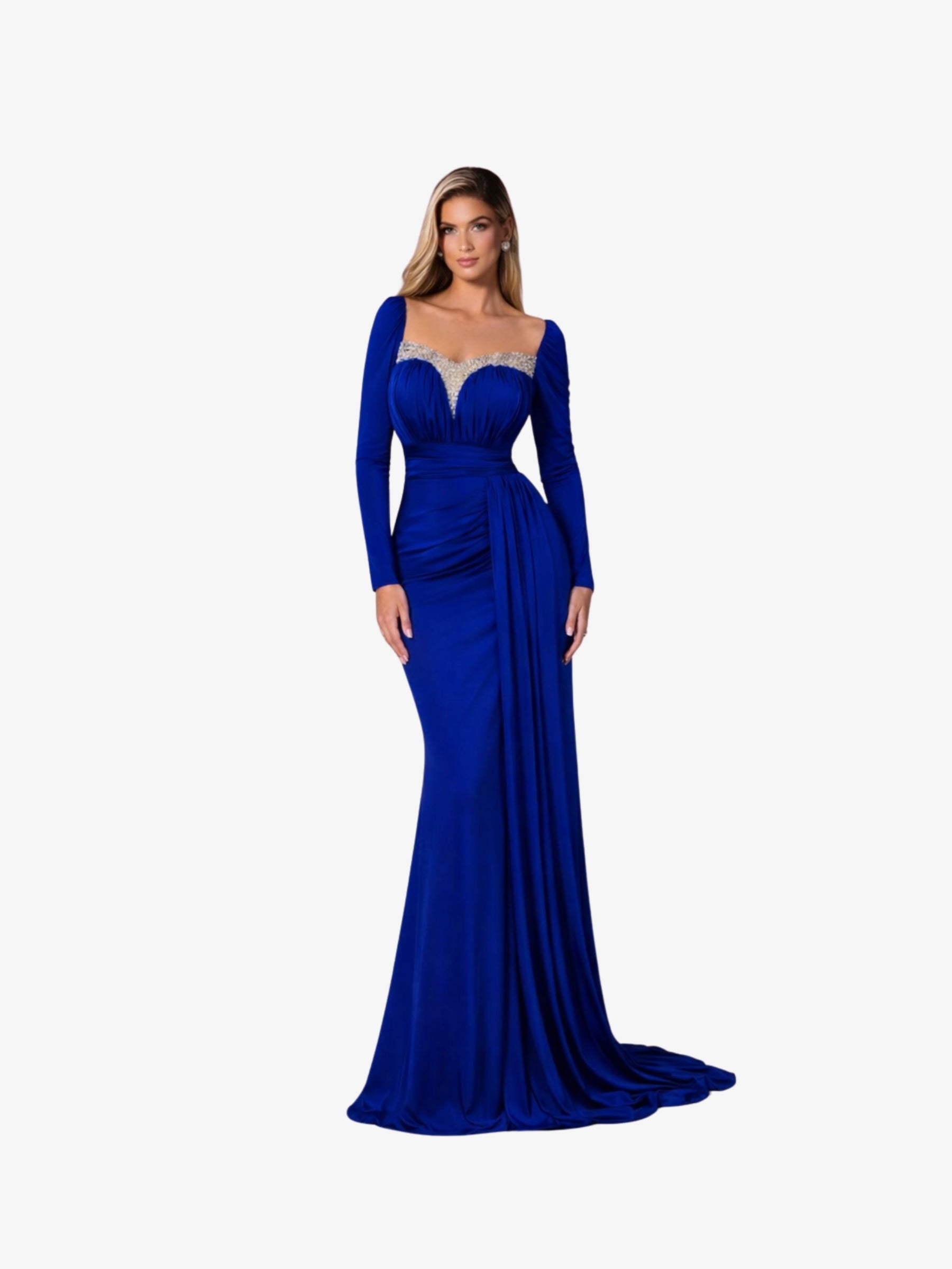 Rochie Lunga "Ayda", Albastra