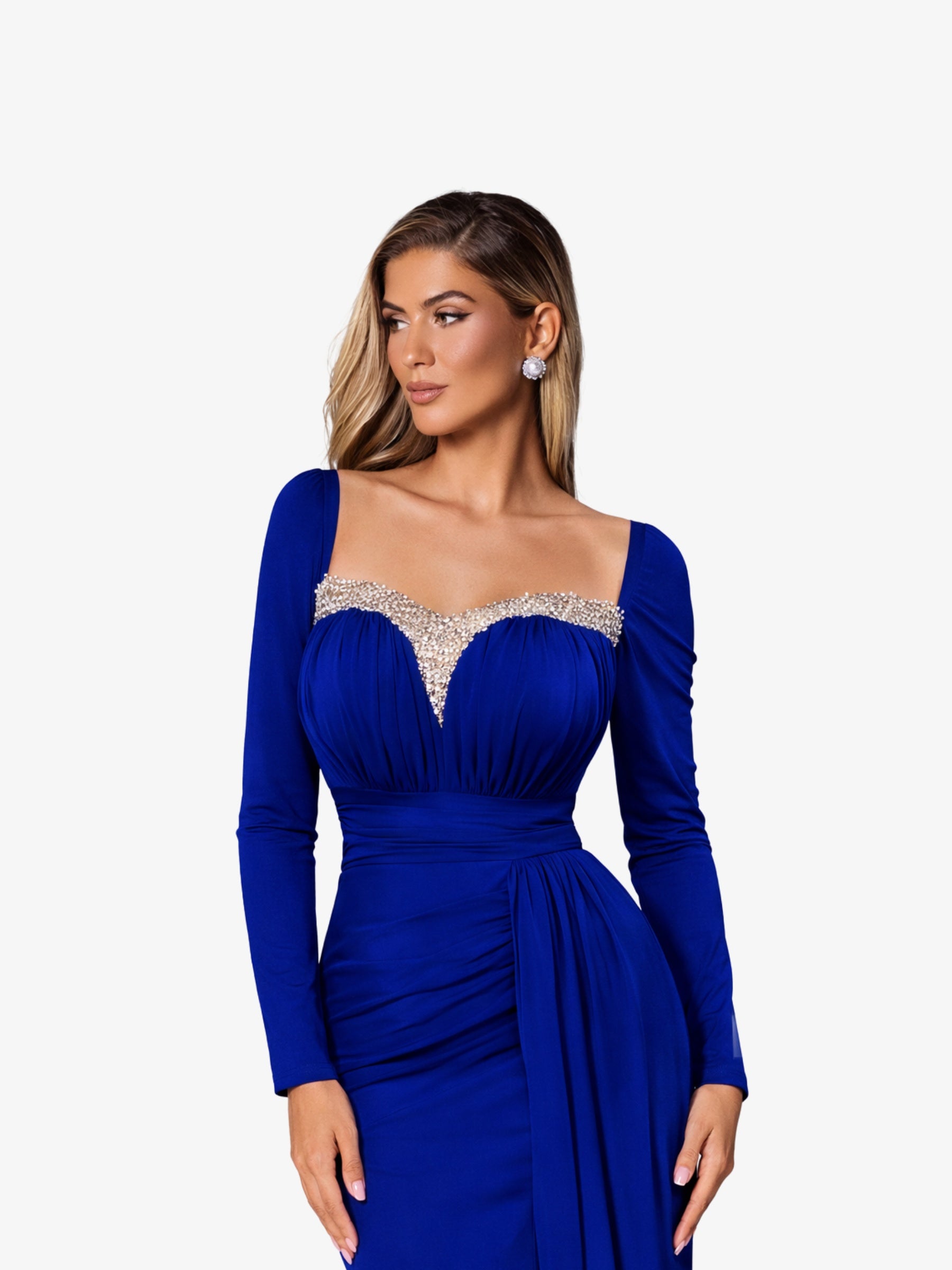 Rochie Lunga "Ayda", Albastra
