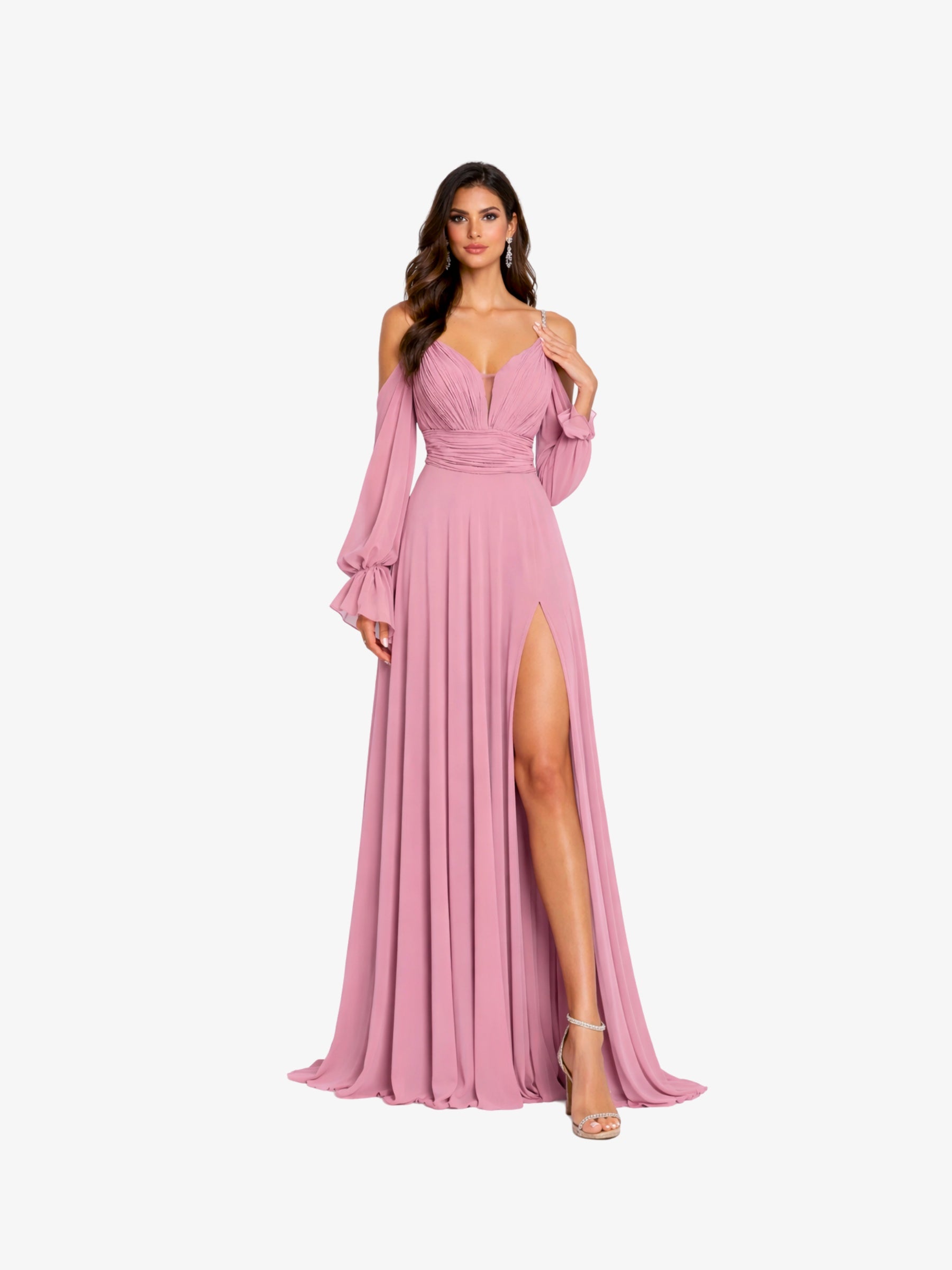 Rochie Lunga "Agnes", Roz